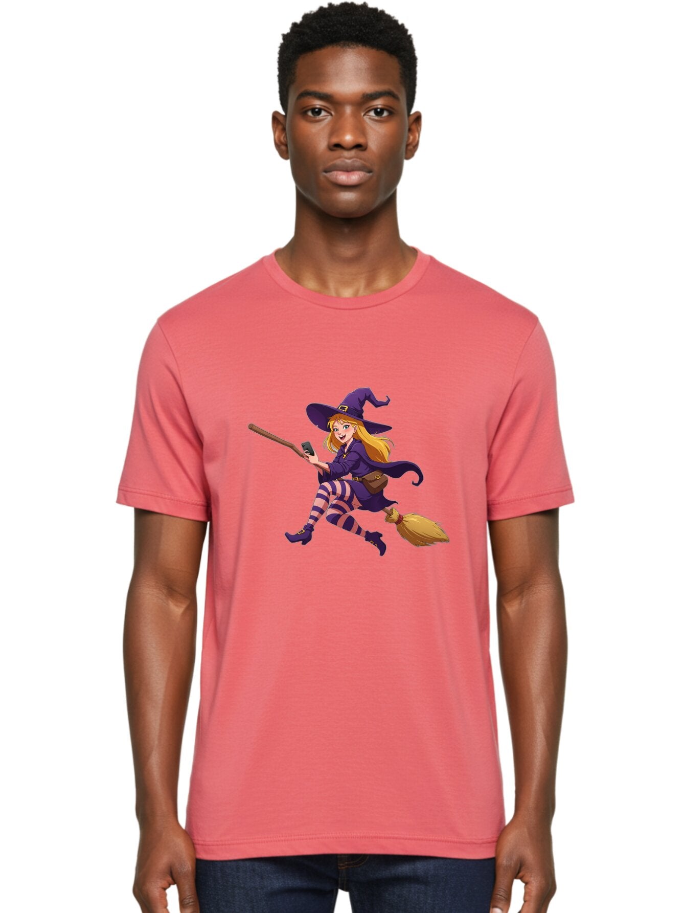 Witch-Flying-On-Broomstick Men'S Graphic Tee, 100% Cotton, Comfortable Casual Summer Wear, Machine Washable, Vintage Camera, Old Camera, Antique Camera, Black Camera, Classic Photography, Photography Equipment, Nostalgic Device, Film Camera, Baq206 22