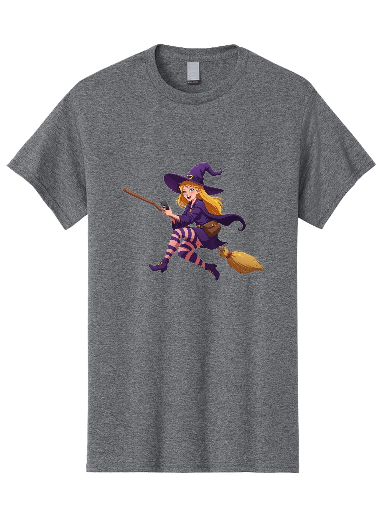 Witch-Flying-On-Broomstick Men'S Graphic Tee, 100% Cotton, Comfortable Casual Summer Wear, Machine Washable, Vintage Camera, Old Camera, Antique Camera, Black Camera, Classic Photography, Photography Equipment, Nostalgic Device, Film Camera, Baq206 2