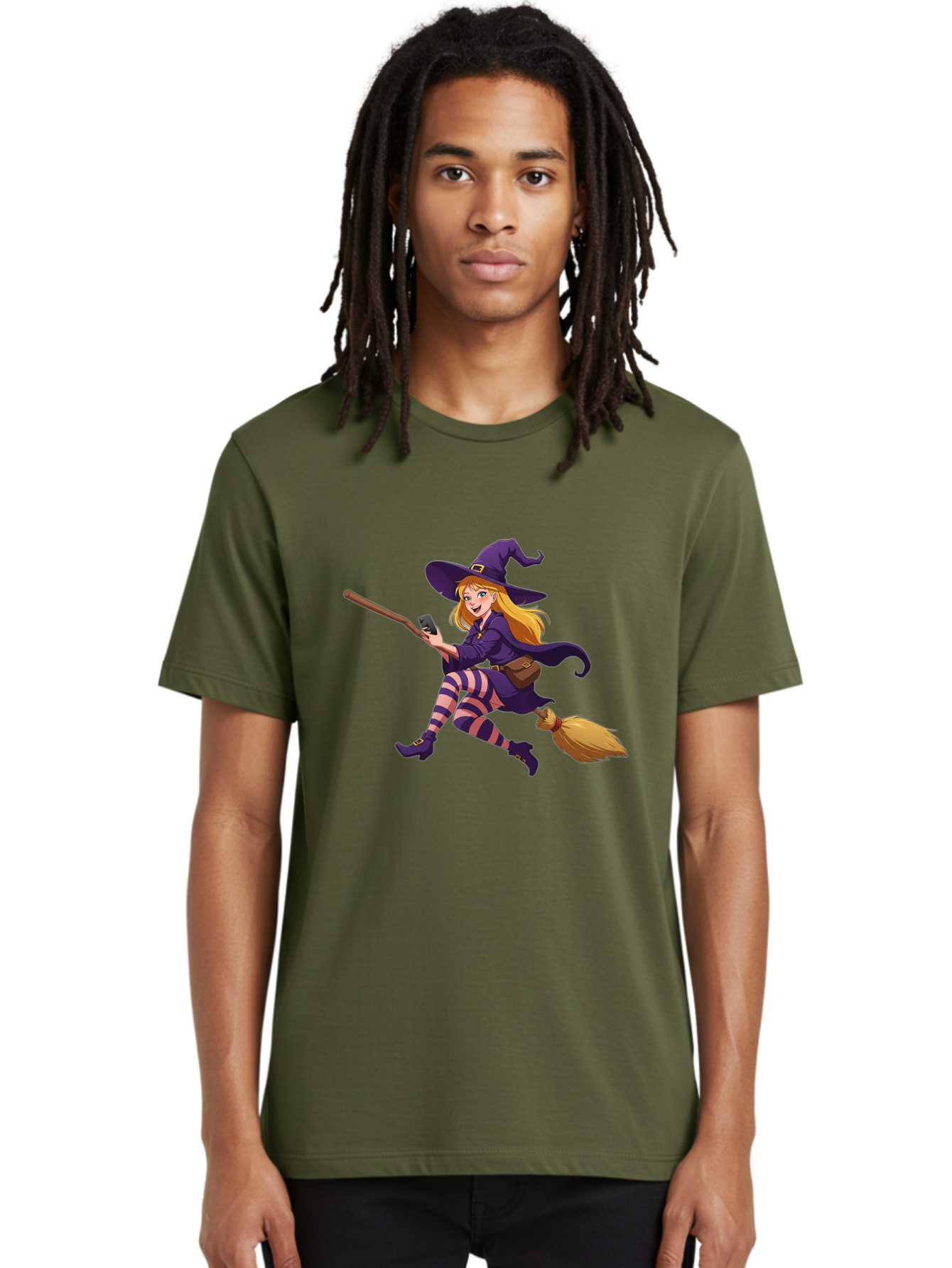 Witch-Flying-On-Broomstick Men'S Graphic Tee, 100% Cotton, Comfortable Casual Summer Wear, Machine Washable, Vintage Camera, Old Camera, Antique Camera, Black Camera, Classic Photography, Photography Equipment, Nostalgic Device, Film Camera, Baq206 16