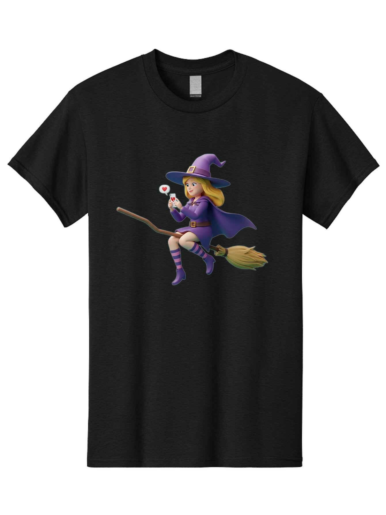 Witch-On-Broomstick-1 Men'S Graphic Tee, 100% Cotton, Comfortable Casual Summer Wear, Machine Washable, Vintage Camera, Old Camera, Antique Camera, Black Camera, Classic Photography, Photography Equipment, Nostalgic Device, Film Camera, Baq208 10
