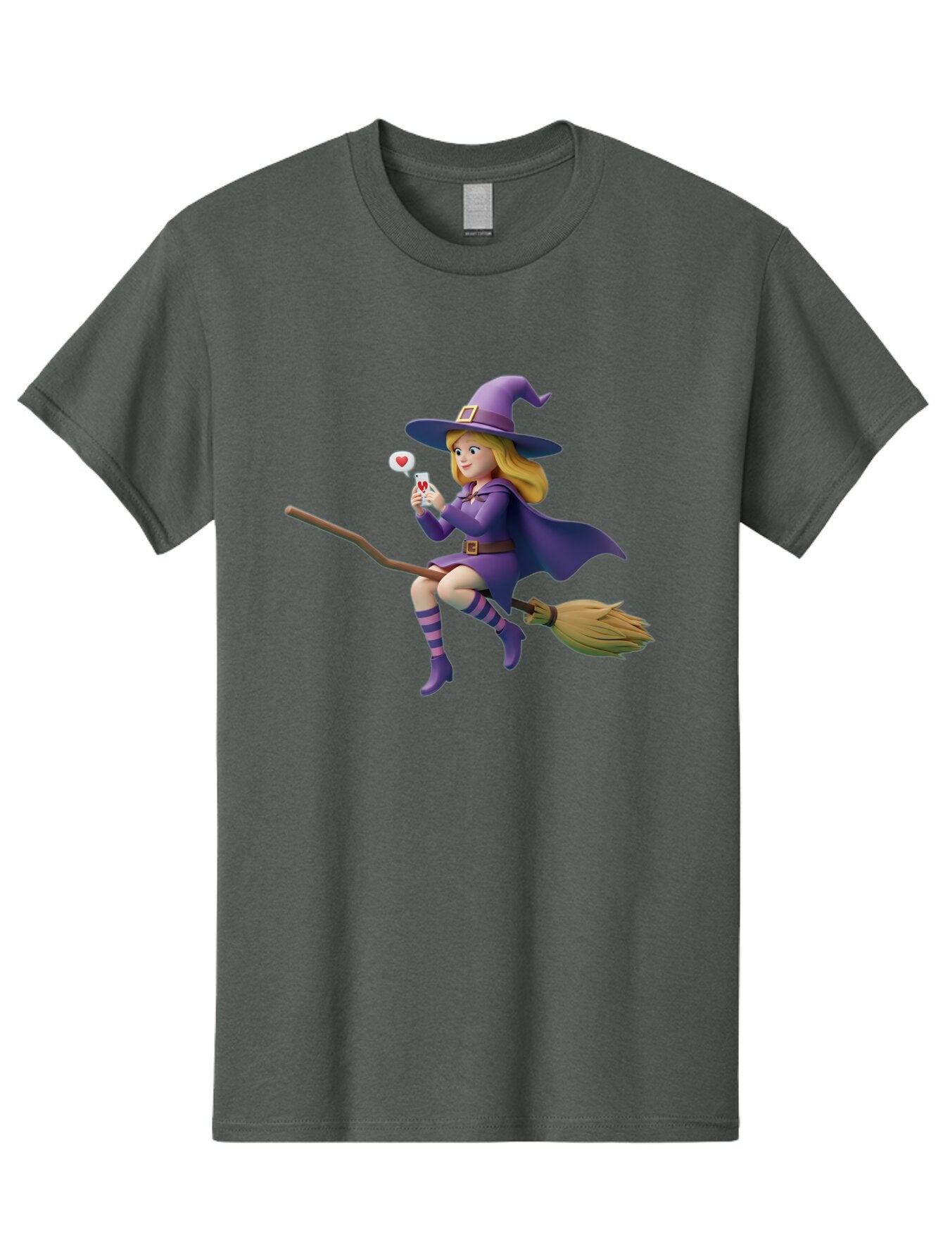 Witch-On-Broomstick-1 Men'S Graphic Tee, 100% Cotton, Comfortable Casual Summer Wear, Machine Washable, Vintage Camera, Old Camera, Antique Camera, Black Camera, Classic Photography, Photography Equipment, Nostalgic Device, Film Camera, Baq208 1