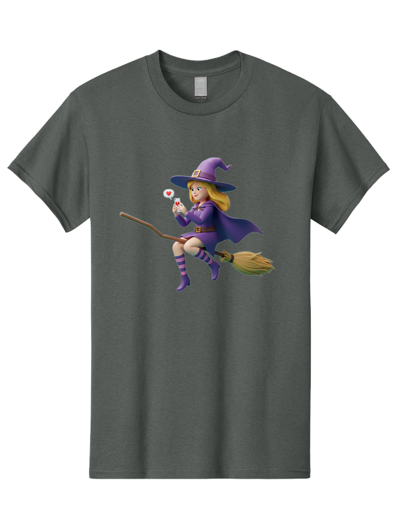 Witch-On-Broomstick-1 Men'S Graphic Tee, 100% Cotton, Comfortable Casual Summer Wear, Machine Washable, Vintage Camera, Old Camera, Antique Camera, Black Camera, Classic Photography, Photography Equipment, Nostalgic Device, Film Camera, Baq208 4