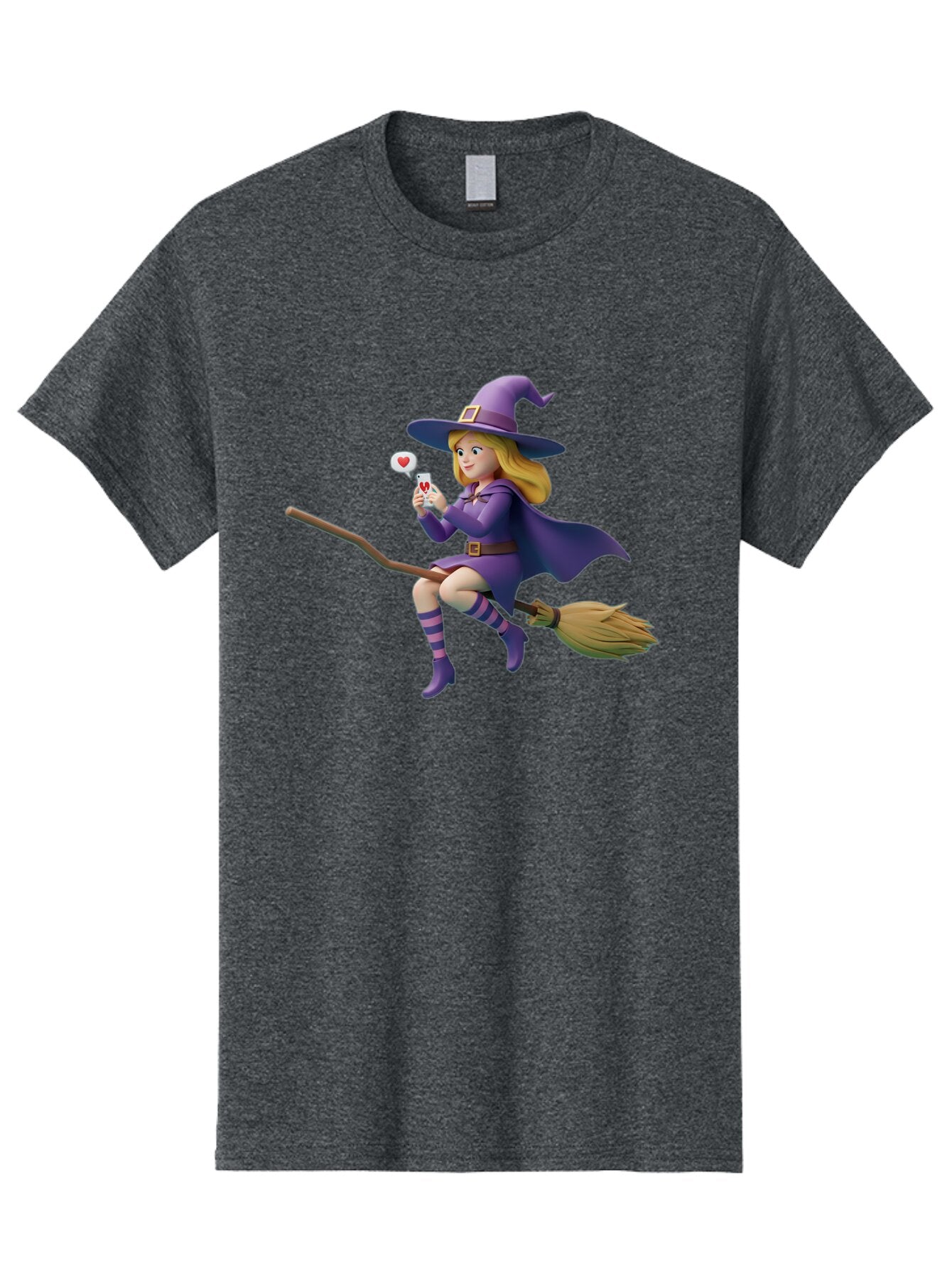 Witch-On-Broomstick-1 Men'S Graphic Tee, 100% Cotton, Comfortable Casual Summer Wear, Machine Washable, Vintage Camera, Old Camera, Antique Camera, Black Camera, Classic Photography, Photography Equipment, Nostalgic Device, Film Camera, Baq208 2