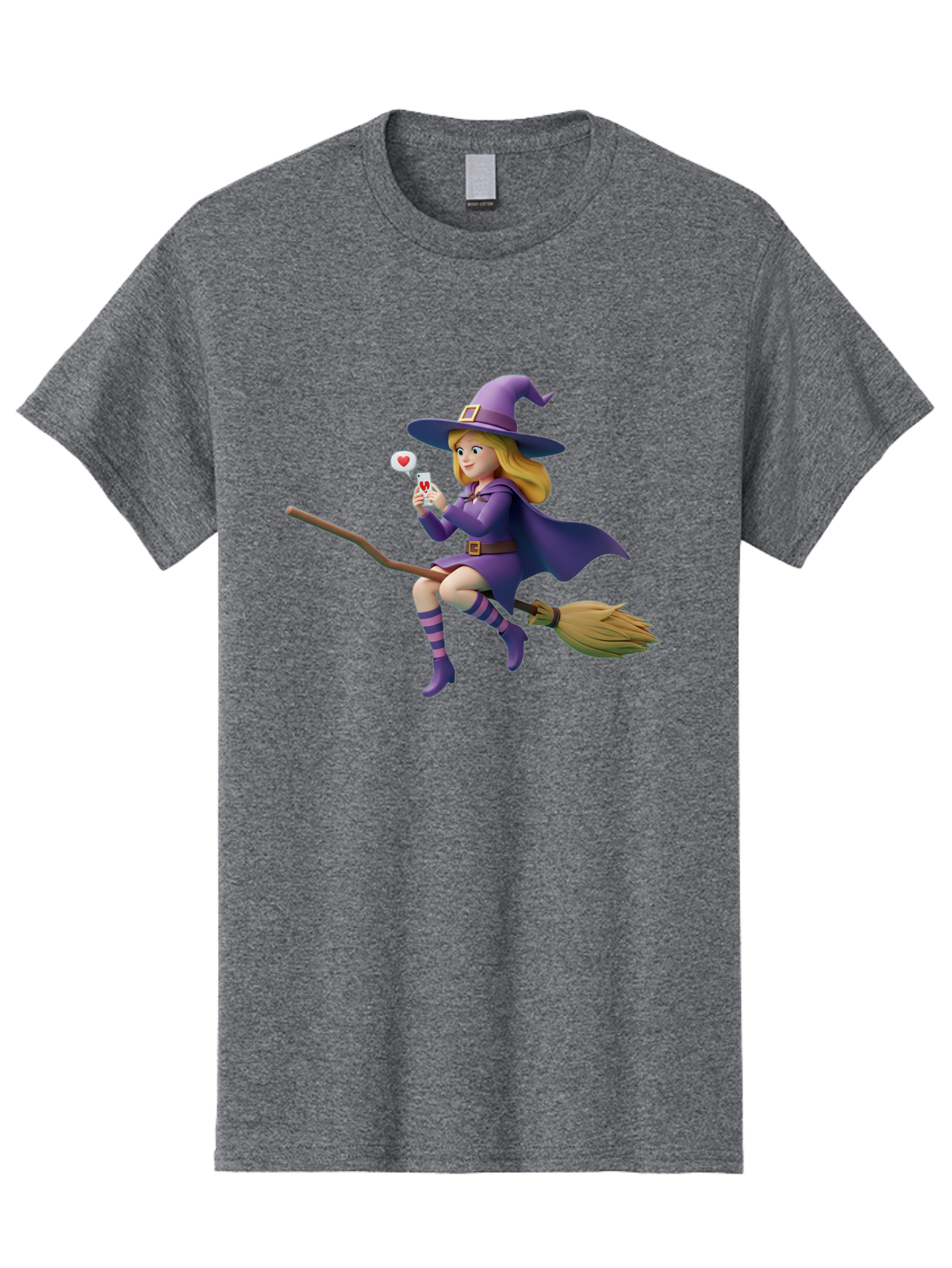 Witch-On-Broomstick-1 Men'S Graphic Tee, 100% Cotton, Comfortable Casual Summer Wear, Machine Washable, Vintage Camera, Old Camera, Antique Camera, Black Camera, Classic Photography, Photography Equipment, Nostalgic Device, Film Camera, Baq208