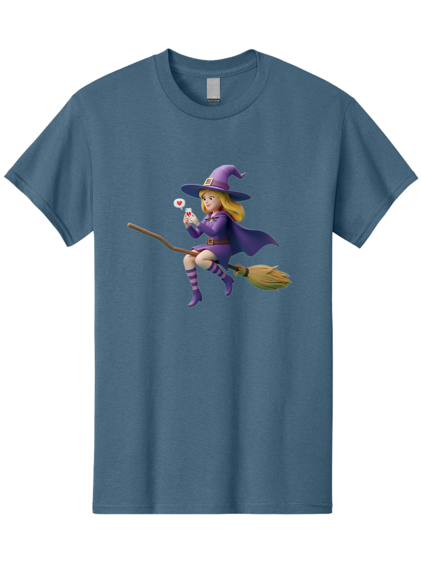 Witch-On-Broomstick-1 Men'S Graphic Tee, 100% Cotton, Comfortable Casual Summer Wear, Machine Washable, Vintage Camera, Old Camera, Antique Camera, Black Camera, Classic Photography, Photography Equipment, Nostalgic Device, Film Camera, Baq208 3