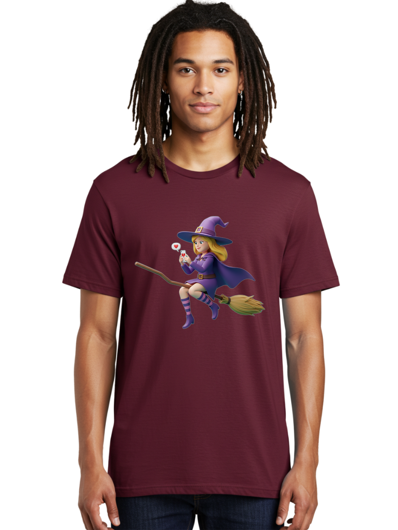 Witch-On-Broomstick-1 Men'S Graphic Tee, 100% Cotton, Comfortable Casual Summer Wear, Machine Washable, Vintage Camera, Old Camera, Antique Camera, Black Camera, Classic Photography, Photography Equipment, Nostalgic Device, Film Camera, Baq208 25