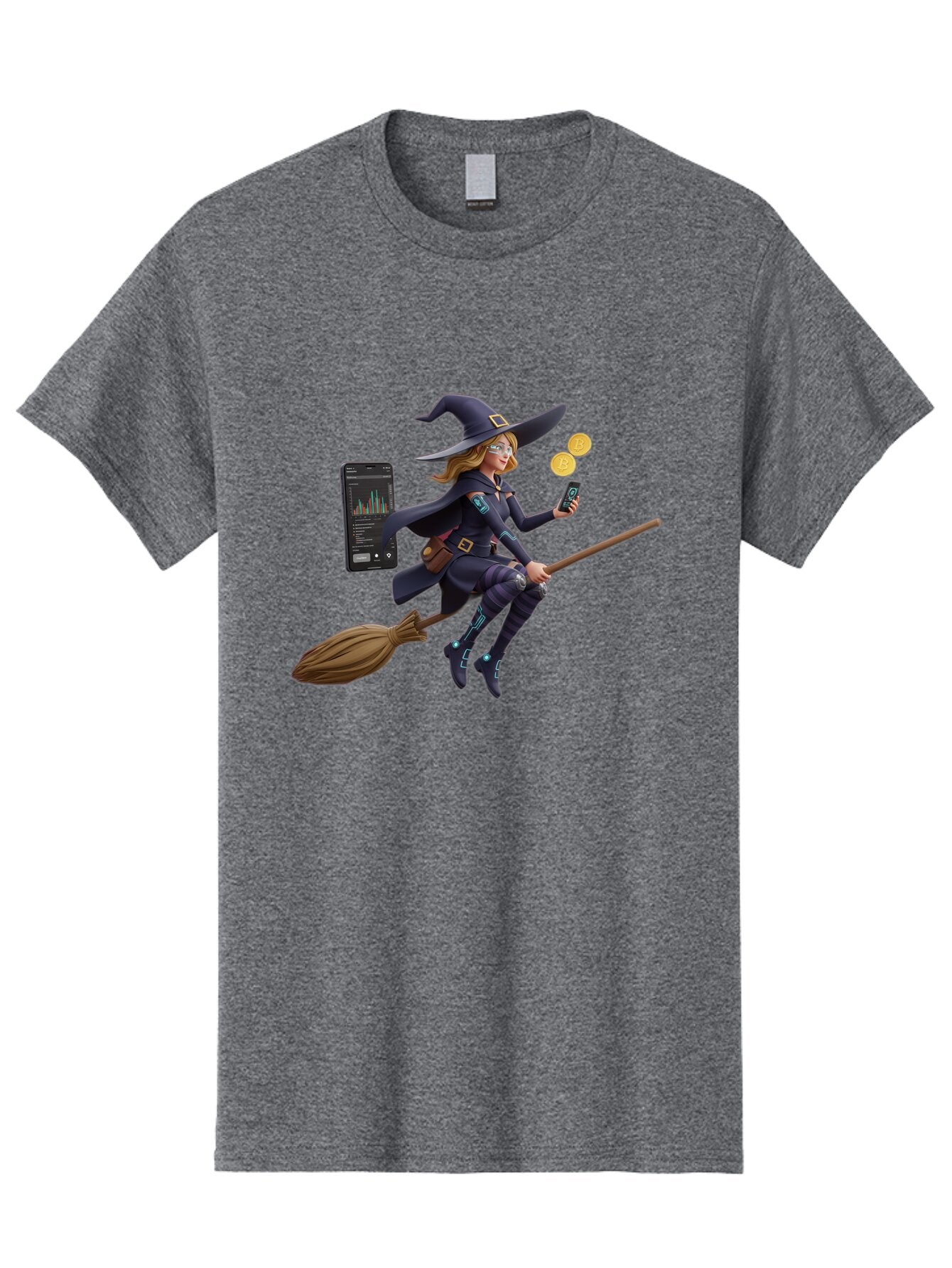 Witch-On-Broomstick-2 Men'S Graphic Tee, 100% Cotton, Comfortable Casual Summer Wear, Machine Washable, Vintage Camera, Old Camera, Antique Camera, Black Camera, Classic Photography, Photography Equipment, Nostalgic Device, Film Camera, Baq209 1