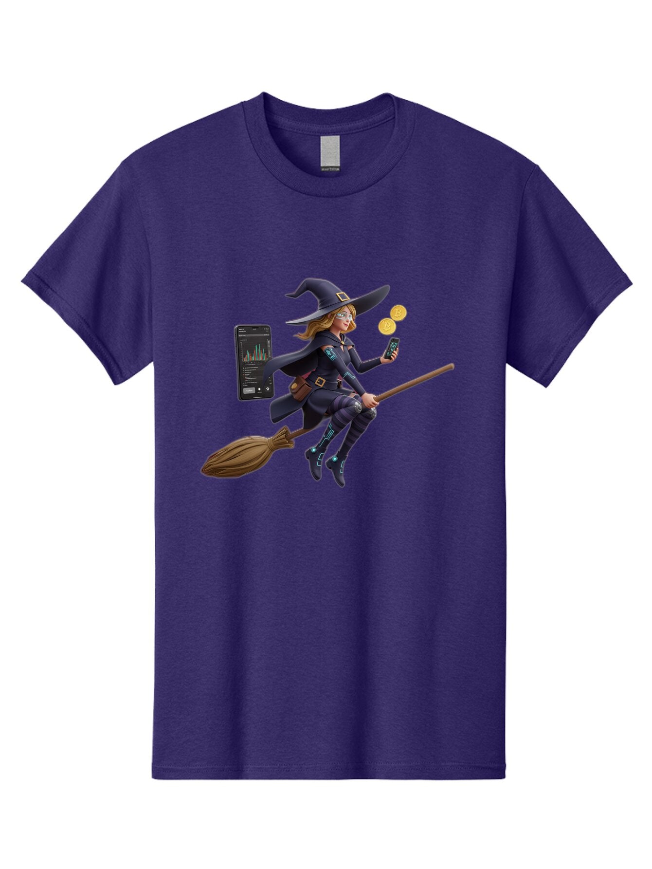 Witch-On-Broomstick-2 Men'S Graphic Tee, 100% Cotton, Comfortable Casual Summer Wear, Machine Washable, Vintage Camera, Old Camera, Antique Camera, Black Camera, Classic Photography, Photography Equipment, Nostalgic Device, Film Camera, Baq209 4