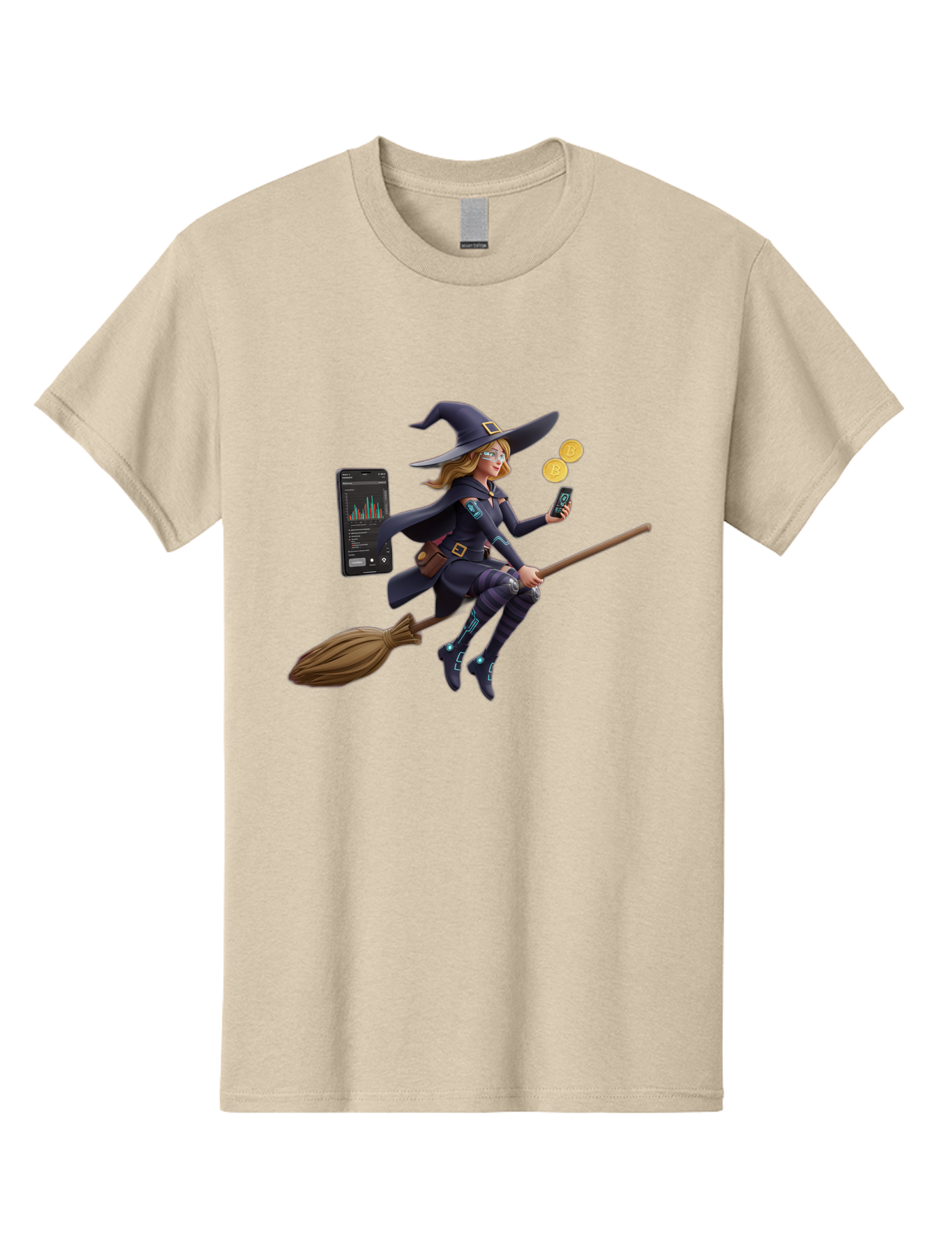 Witch-On-Broomstick-2 Men'S Graphic Tee, 100% Cotton, Comfortable Casual Summer Wear, Machine Washable, Vintage Camera, Old Camera, Antique Camera, Black Camera, Classic Photography, Photography Equipment, Nostalgic Device, Film Camera, Baq209 10