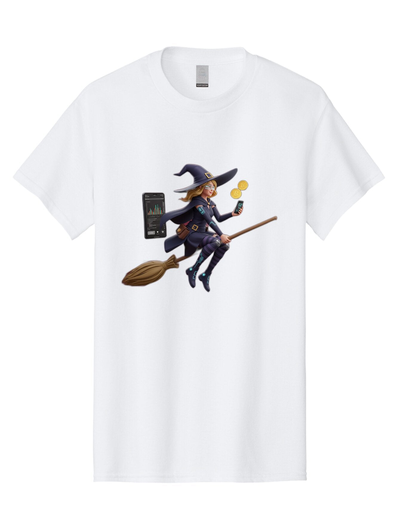 Witch-On-Broomstick-2 Men'S Graphic Tee, 100% Cotton, Comfortable Casual Summer Wear, Machine Washable, Vintage Camera, Old Camera, Antique Camera, Black Camera, Classic Photography, Photography Equipment, Nostalgic Device, Film Camera, Baq209 10
