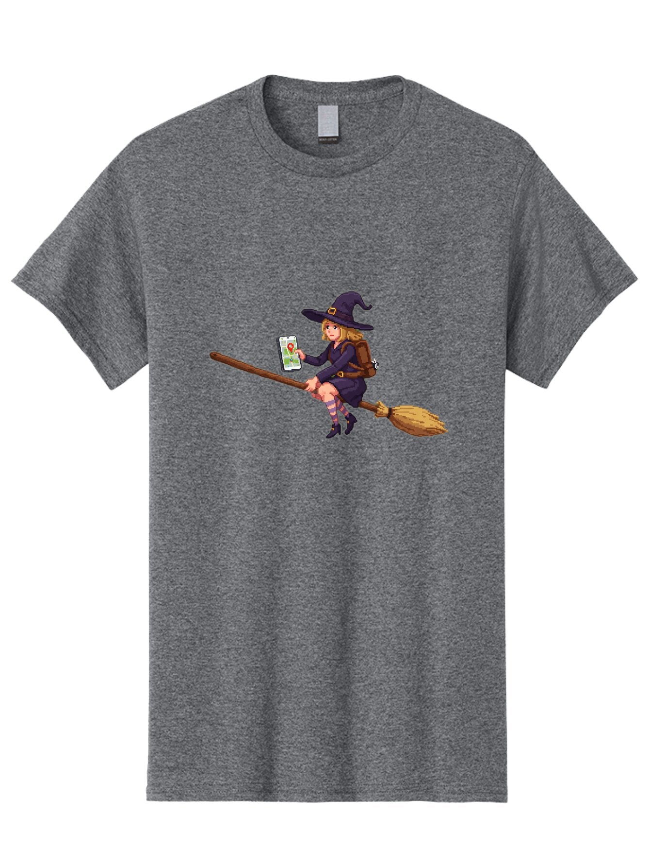 Witch-On-Broomstick-3 Men'S Graphic Tee, 100% Cotton, Comfortable Casual Summer Wear, Machine Washable, Vintage Camera, Old Camera, Antique Camera, Black Camera, Classic Photography, Photography Equipment, Nostalgic Device, Film Camera, Baq210 8