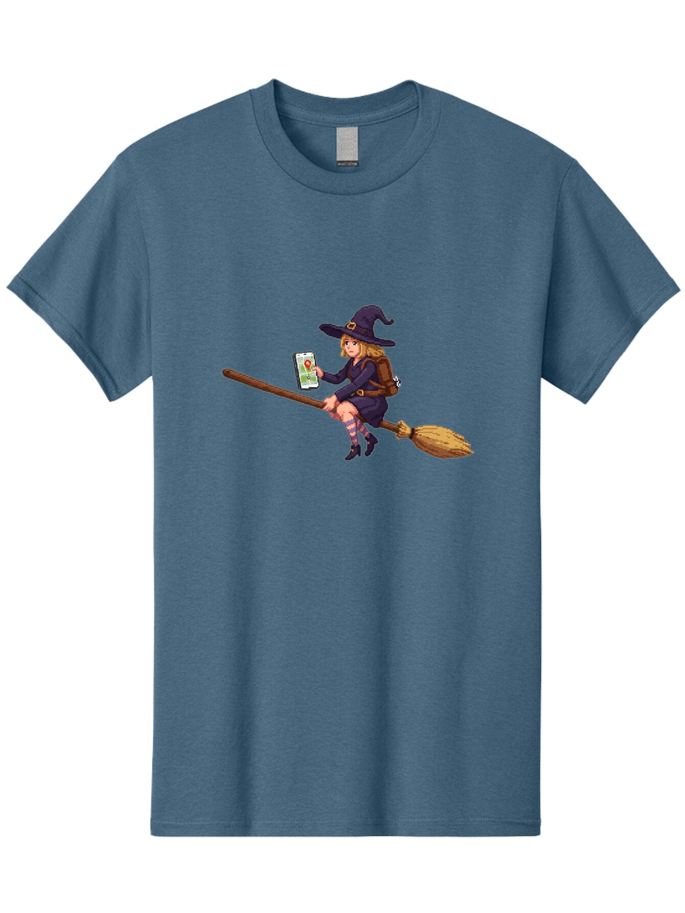 Witch-On-Broomstick-3 Men'S Graphic Tee, 100% Cotton, Comfortable Casual Summer Wear, Machine Washable, Vintage Camera, Old Camera, Antique Camera, Black Camera, Classic Photography, Photography Equipment, Nostalgic Device, Film Camera, Baq210 7