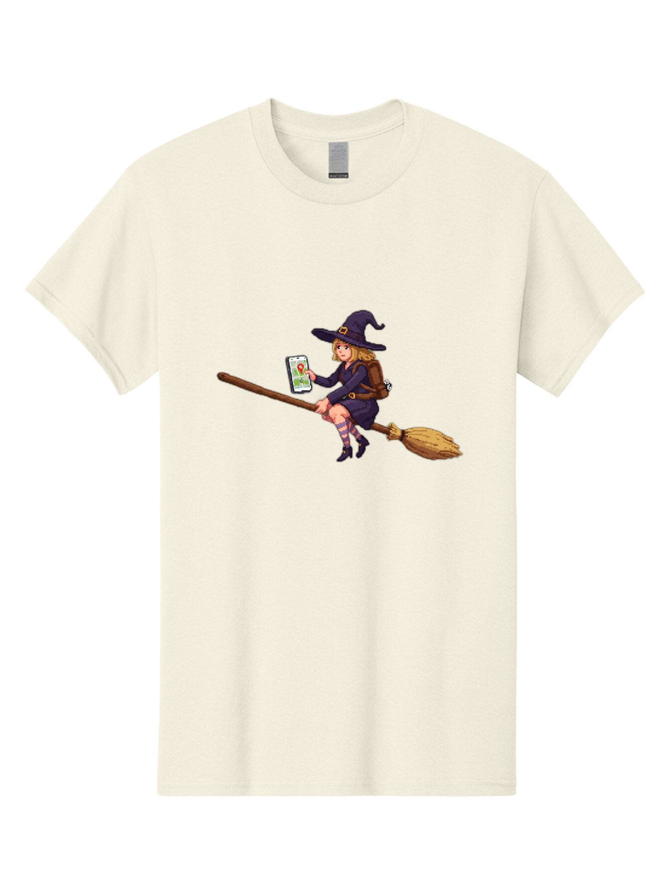 Witch-On-Broomstick-3 Men'S Graphic Tee, 100% Cotton, Comfortable Casual Summer Wear, Machine Washable, Vintage Camera, Old Camera, Antique Camera, Black Camera, Classic Photography, Photography Equipment, Nostalgic Device, Film Camera, Baq210 2