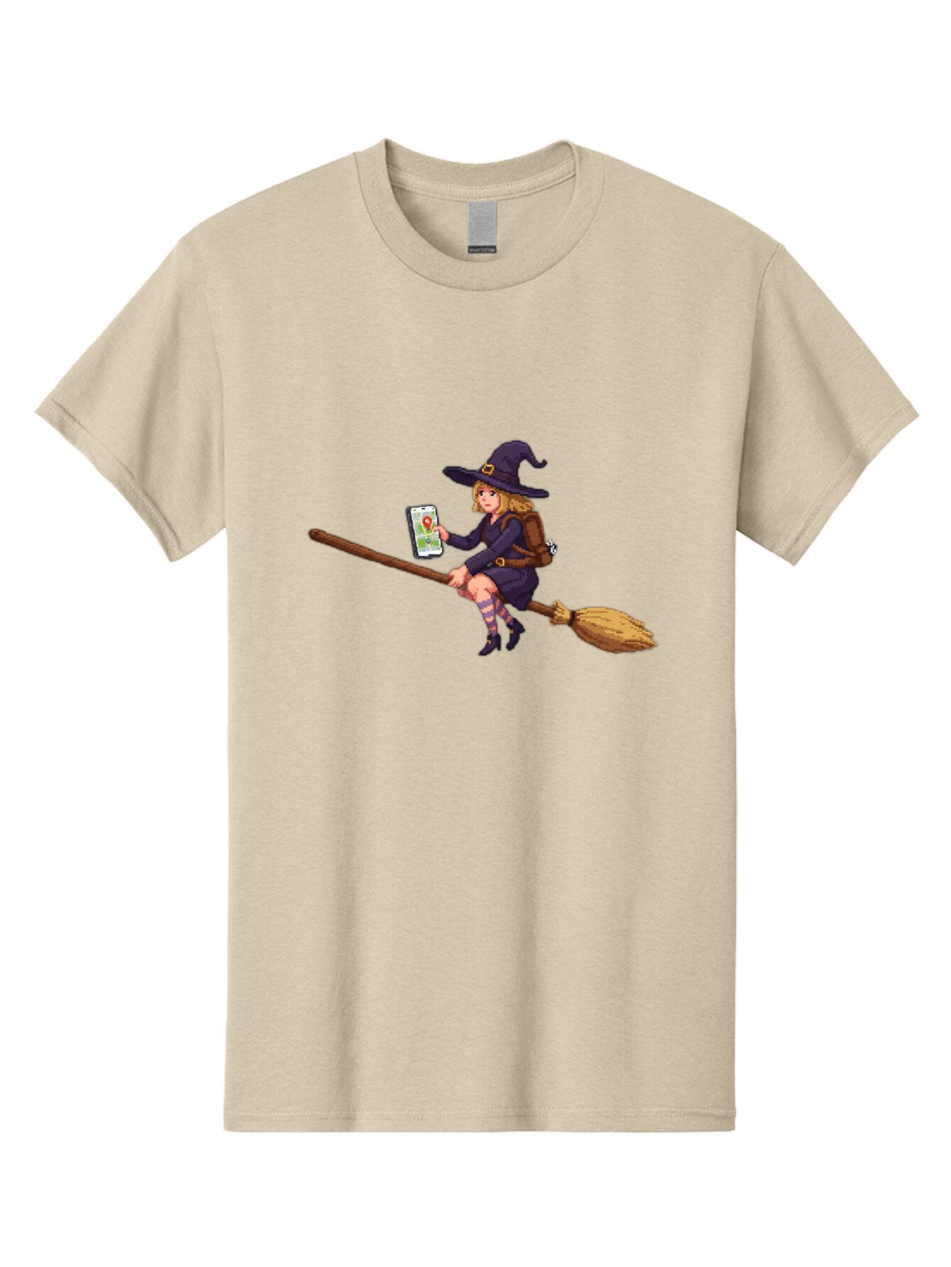 Witch-On-Broomstick-3 Men'S Graphic Tee, 100% Cotton, Comfortable Casual Summer Wear, Machine Washable, Vintage Camera, Old Camera, Antique Camera, Black Camera, Classic Photography, Photography Equipment, Nostalgic Device, Film Camera, Baq210 1