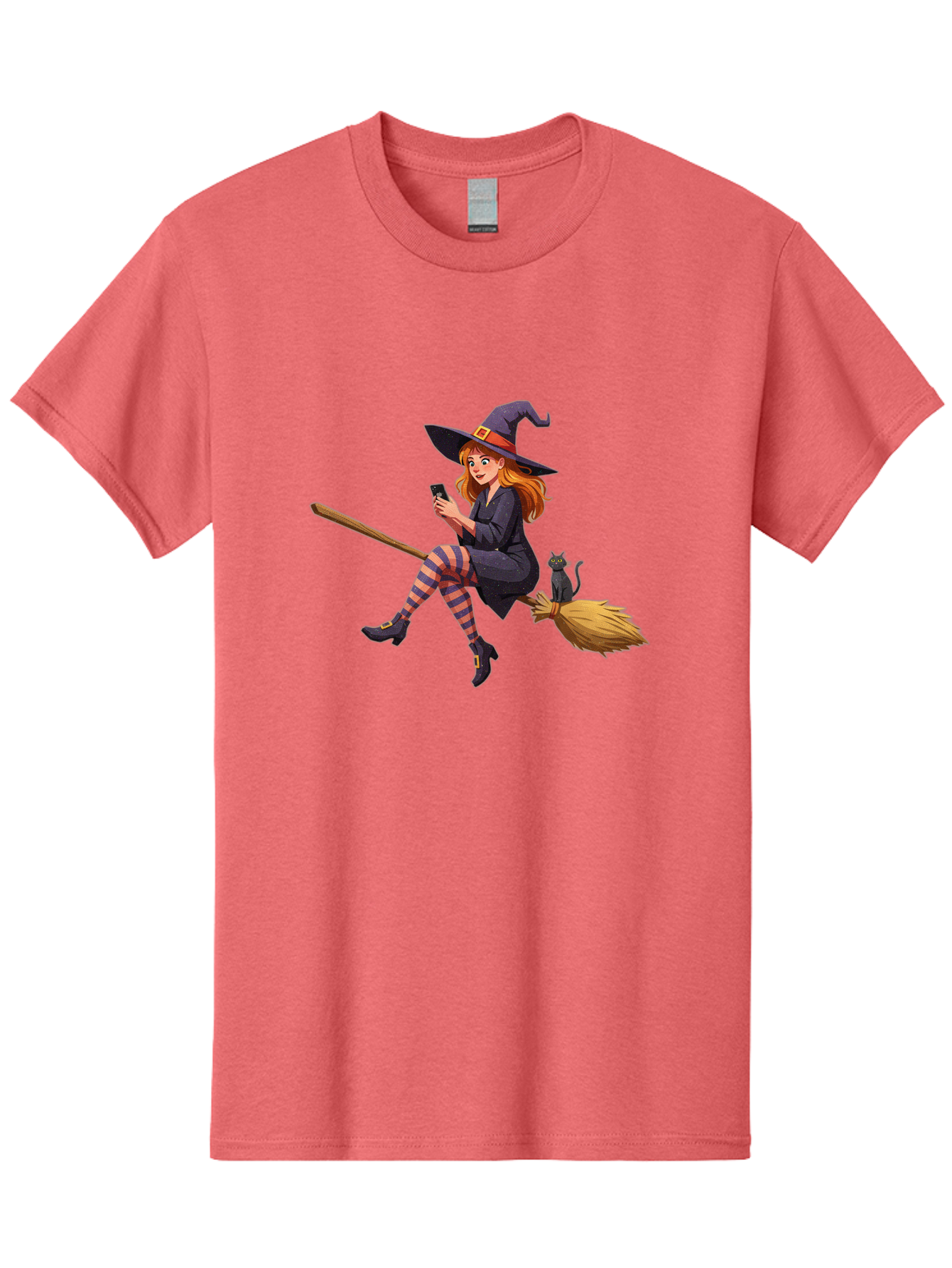 Witch-On-Broomstick-4 Men'S Graphic Tee, 100% Cotton, Comfortable Casual Summer Wear, Machine Washable, Vintage Camera, Old Camera, Antique Camera, Black Camera, Classic Photography, Photography Equipment, Nostalgic Device, Film Camera, Baq211 5