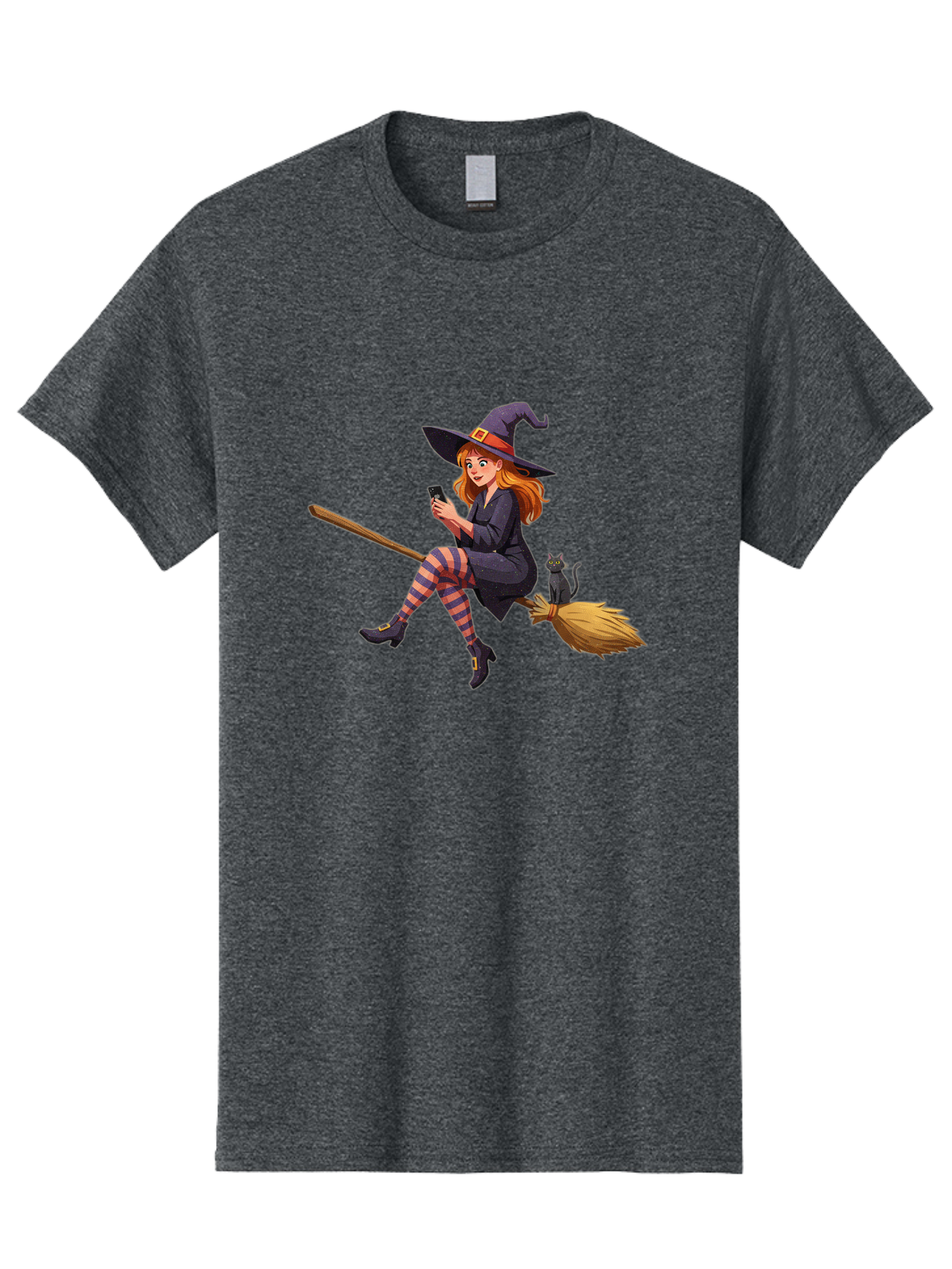 Witch-On-Broomstick-4 Men'S Graphic Tee, 100% Cotton, Comfortable Casual Summer Wear, Machine Washable, Vintage Camera, Old Camera, Antique Camera, Black Camera, Classic Photography, Photography Equipment, Nostalgic Device, Film Camera, Baq211 11
