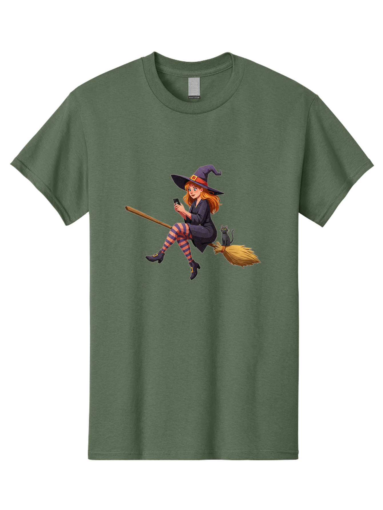 Witch-On-Broomstick-4 Men'S Graphic Tee, 100% Cotton, Comfortable Casual Summer Wear, Machine Washable, Vintage Camera, Old Camera, Antique Camera, Black Camera, Classic Photography, Photography Equipment, Nostalgic Device, Film Camera, Baq211 12