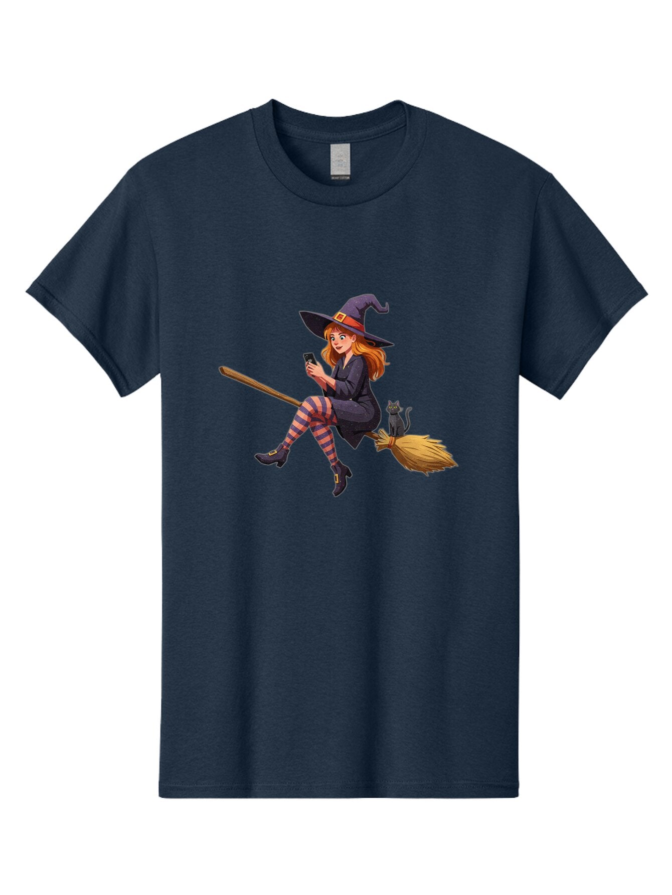 Witch-On-Broomstick-4 Men'S Graphic Tee, 100% Cotton, Comfortable Casual Summer Wear, Machine Washable, Vintage Camera, Old Camera, Antique Camera, Black Camera, Classic Photography, Photography Equipment, Nostalgic Device, Film Camera, Baq211 10