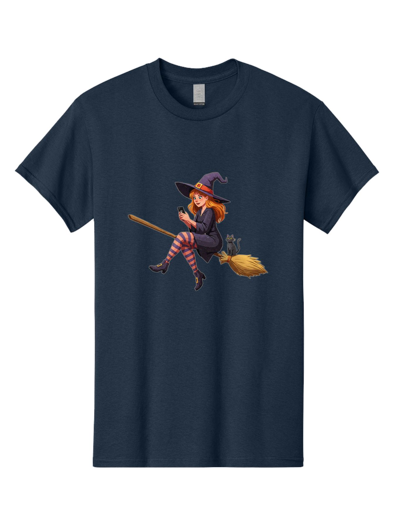 Witch-On-Broomstick-4 Men'S Graphic Tee, 100% Cotton, Comfortable Casual Summer Wear, Machine Washable, Vintage Camera, Old Camera, Antique Camera, Black Camera, Classic Photography, Photography Equipment, Nostalgic Device, Film Camera, Baq211 8