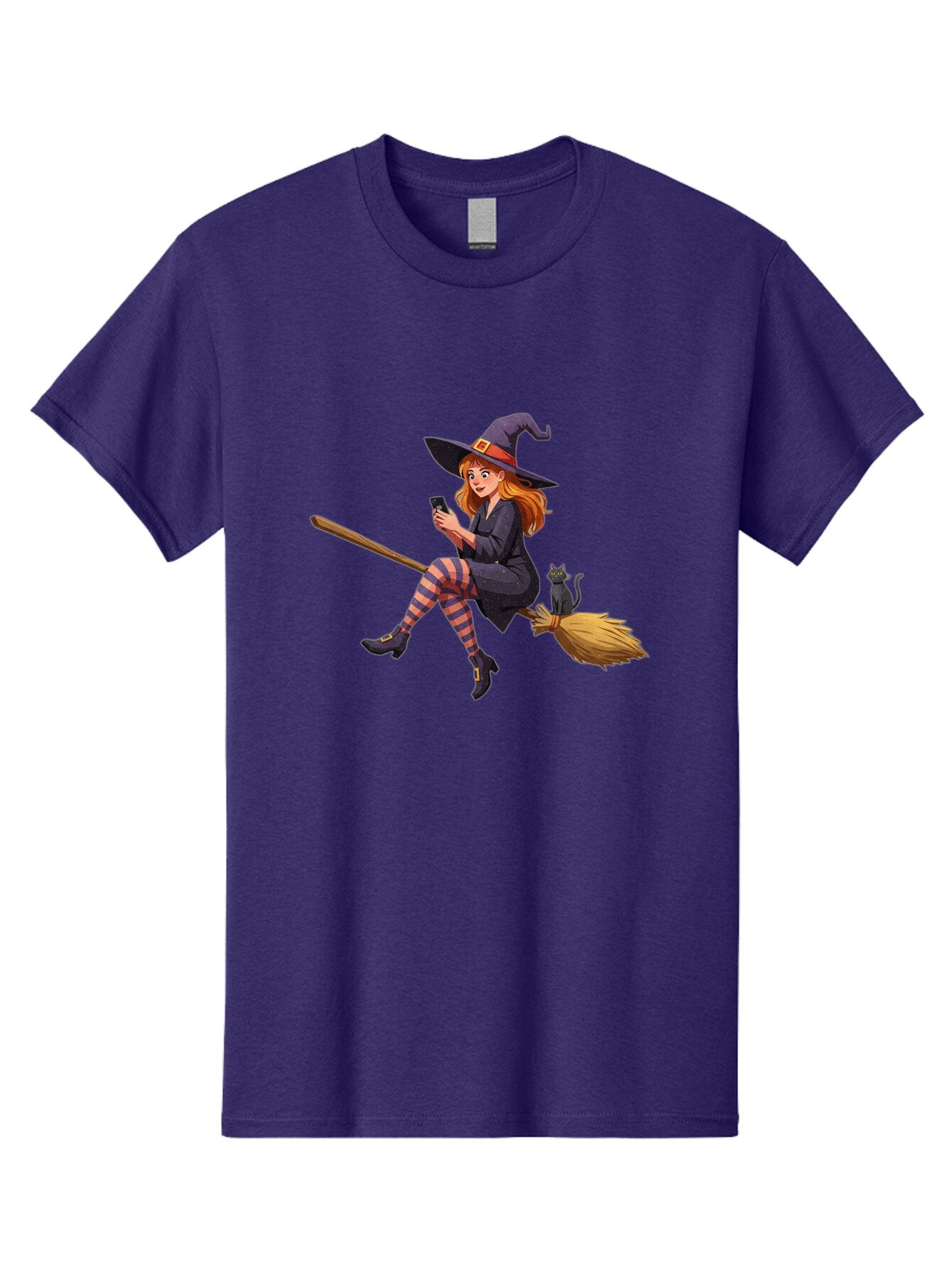 Witch-On-Broomstick-4 Men'S Graphic Tee, 100% Cotton, Comfortable Casual Summer Wear, Machine Washable, Vintage Camera, Old Camera, Antique Camera, Black Camera, Classic Photography, Photography Equipment, Nostalgic Device, Film Camera, Baq211 4