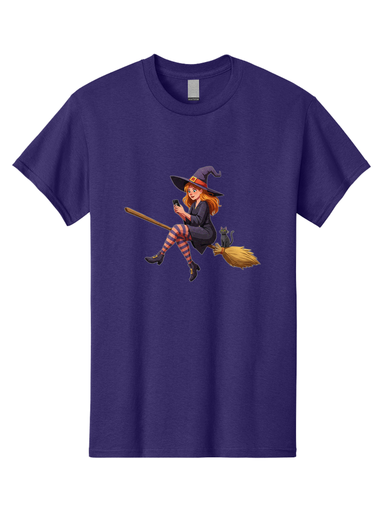 Witch-On-Broomstick-4 Men'S Graphic Tee, 100% Cotton, Comfortable Casual Summer Wear, Machine Washable, Vintage Camera, Old Camera, Antique Camera, Black Camera, Classic Photography, Photography Equipment, Nostalgic Device, Film Camera, Baq211 3
