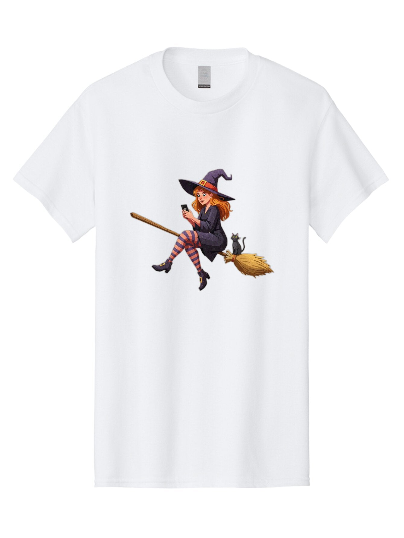 Witch-On-Broomstick-4 Men'S Graphic Tee, 100% Cotton, Comfortable Casual Summer Wear, Machine Washable, Vintage Camera, Old Camera, Antique Camera, Black Camera, Classic Photography, Photography Equipment, Nostalgic Device, Film Camera, Baq211 12