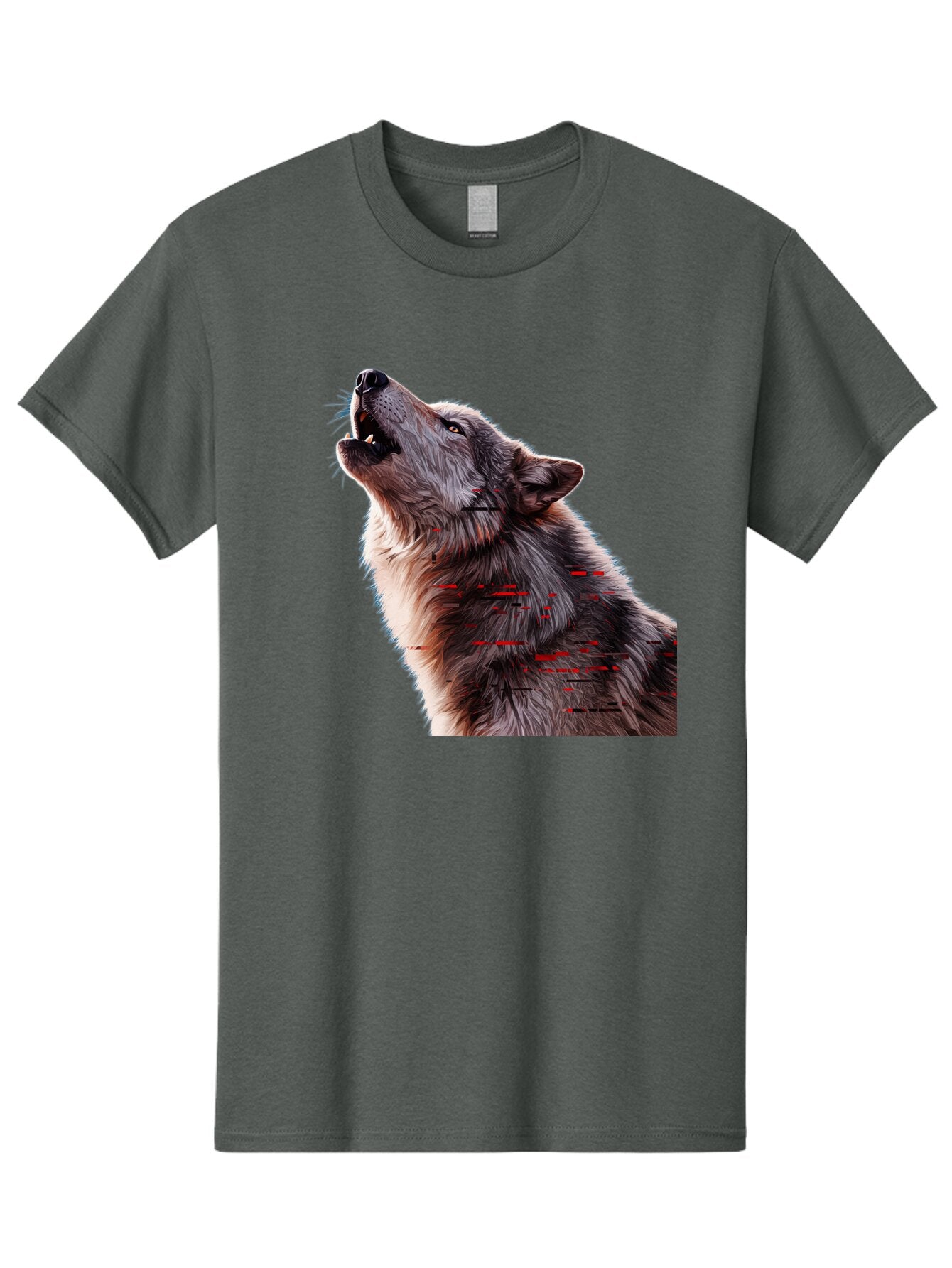 Wolf-Howling-1 Men'S Graphic Tee, 100% Cotton, Comfortable Casual Summer Wear, Machine Washable, Vintage Camera, Old Camera, Antique Camera, Black Camera, Classic Photography, Photography Equipment, Nostalgic Device, Film Camera, Camera Art Baq219 9