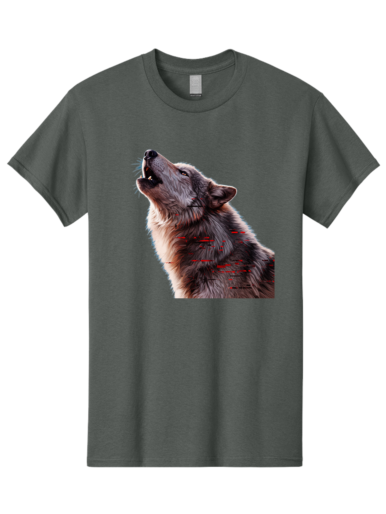 Wolf-Howling-1 Men'S Graphic Tee, 100% Cotton, Comfortable Casual Summer Wear, Machine Washable, Vintage Camera, Old Camera, Antique Camera, Black Camera, Classic Photography, Photography Equipment, Nostalgic Device, Film Camera, Camera Art Baq219