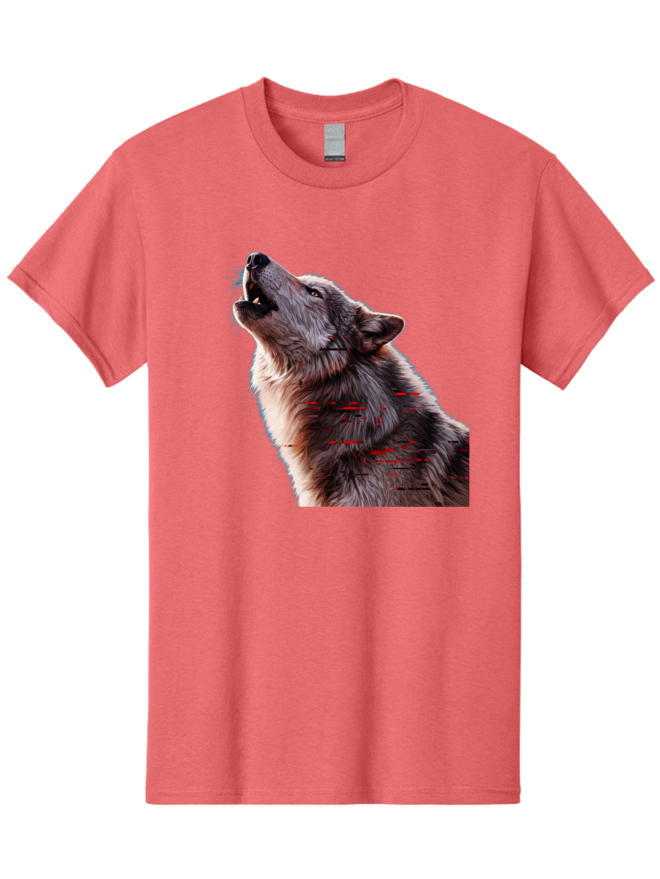 Wolf-Howling-1 Men'S Graphic Tee, 100% Cotton, Comfortable Casual Summer Wear, Machine Washable, Vintage Camera, Old Camera, Antique Camera, Black Camera, Classic Photography, Photography Equipment, Nostalgic Device, Film Camera, Camera Art Baq219 8