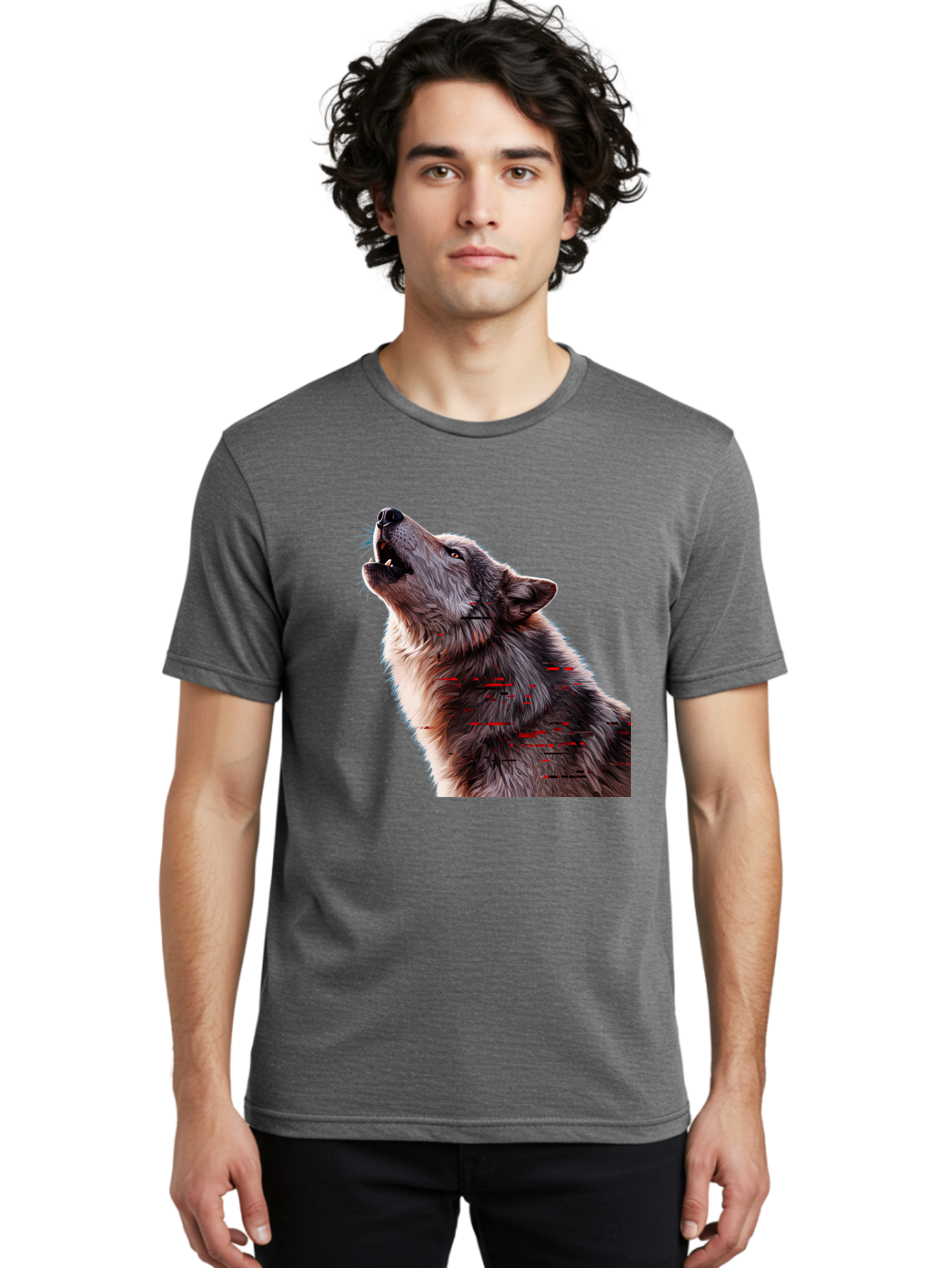 Wolf-Howling-1 Men'S Graphic Tee, 100% Cotton, Comfortable Casual Summer Wear, Machine Washable, Vintage Camera, Old Camera, Antique Camera, Black Camera, Classic Photography, Photography Equipment, Nostalgic Device, Film Camera, Camera Art Baq219 22