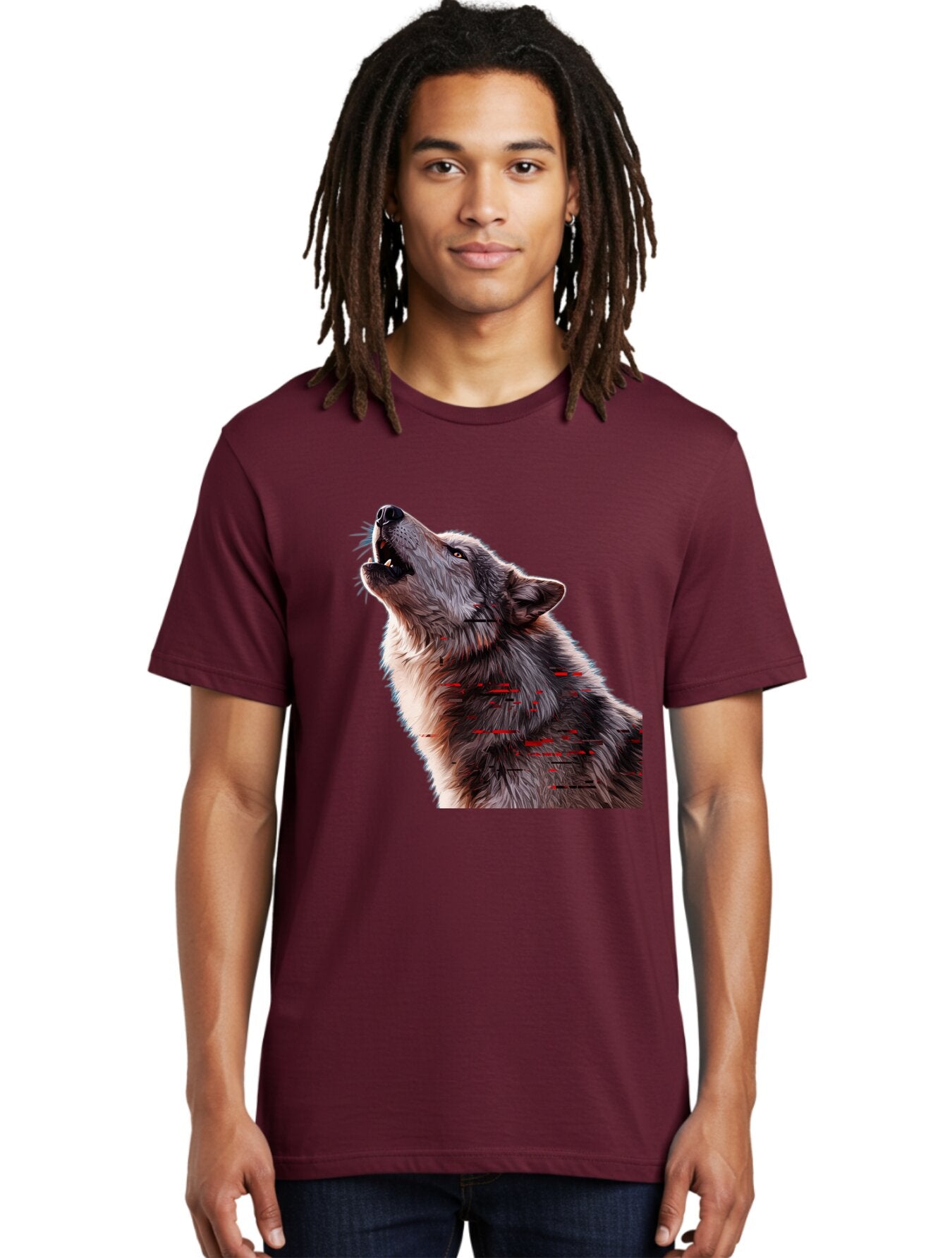 Wolf-Howling-1 Men'S Graphic Tee, 100% Cotton, Comfortable Casual Summer Wear, Machine Washable, Vintage Camera, Old Camera, Antique Camera, Black Camera, Classic Photography, Photography Equipment, Nostalgic Device, Film Camera, Camera Art Baq219 19
