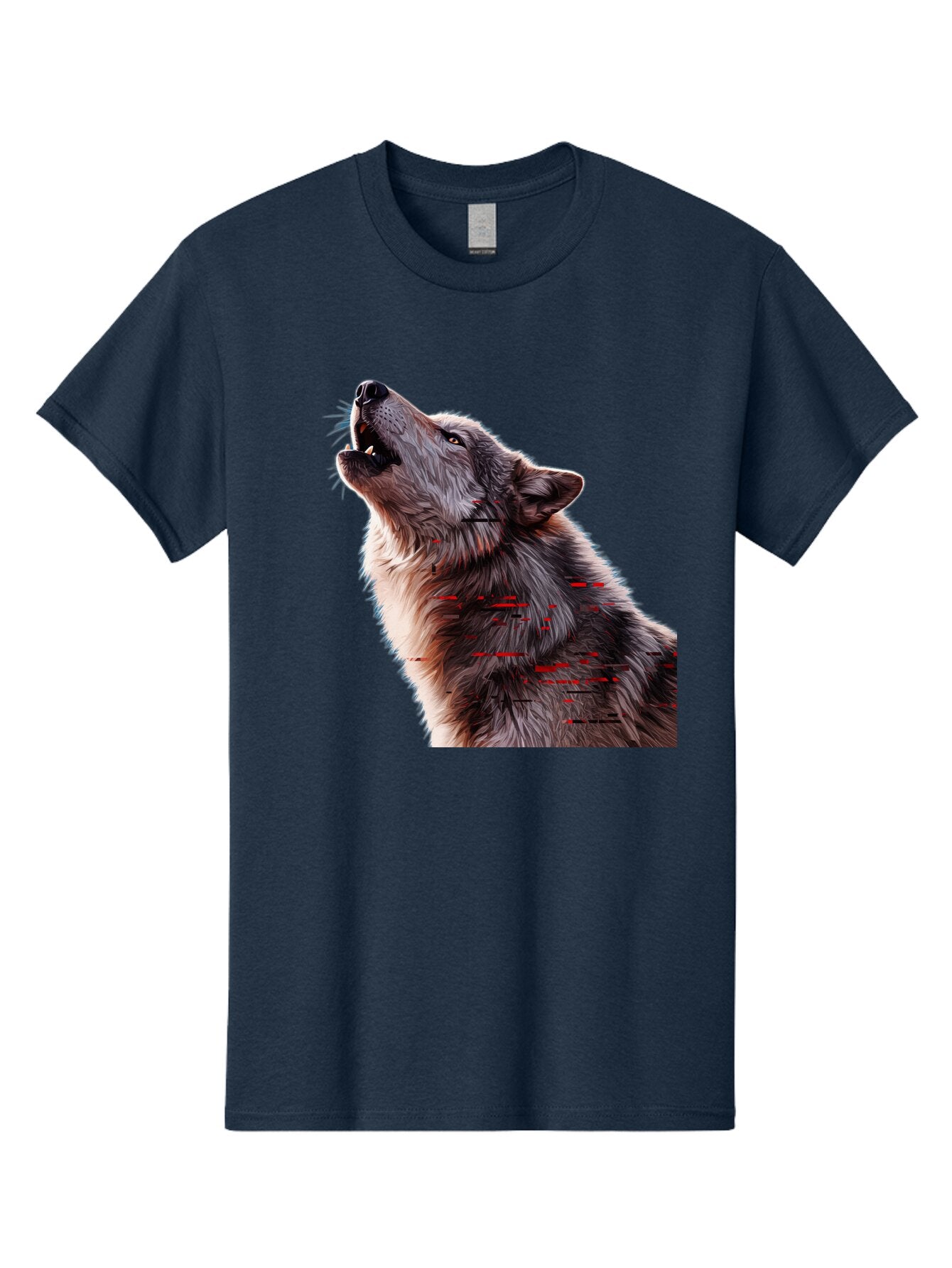 Wolf-Howling-1 Men'S Graphic Tee, 100% Cotton, Comfortable Casual Summer Wear, Machine Washable, Vintage Camera, Old Camera, Antique Camera, Black Camera, Classic Photography, Photography Equipment, Nostalgic Device, Film Camera, Camera Art Baq219 3