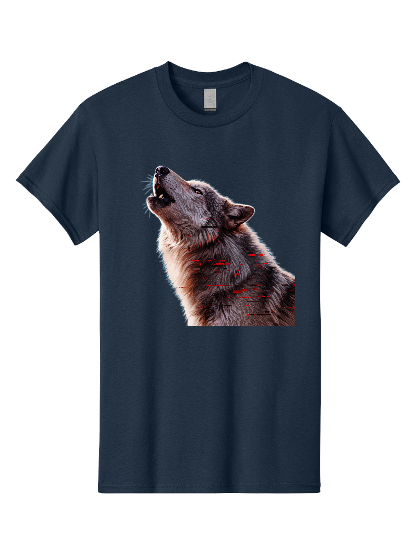 Wolf-Howling-1 Men'S Graphic Tee, 100% Cotton, Comfortable Casual Summer Wear, Machine Washable, Vintage Camera, Old Camera, Antique Camera, Black Camera, Classic Photography, Photography Equipment, Nostalgic Device, Film Camera, Camera Art Baq219 13