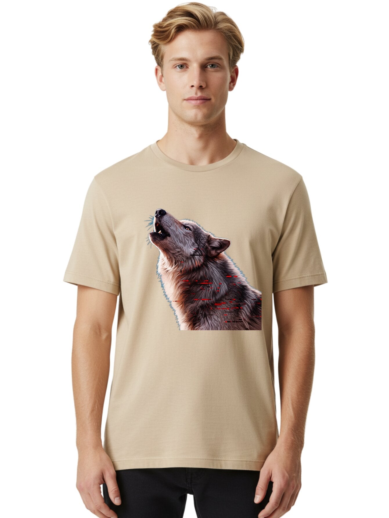 Wolf-Howling-1 Men'S Graphic Tee, 100% Cotton, Comfortable Casual Summer Wear, Machine Washable, Vintage Camera, Old Camera, Antique Camera, Black Camera, Classic Photography, Photography Equipment, Nostalgic Device, Film Camera, Camera Art Baq219 29