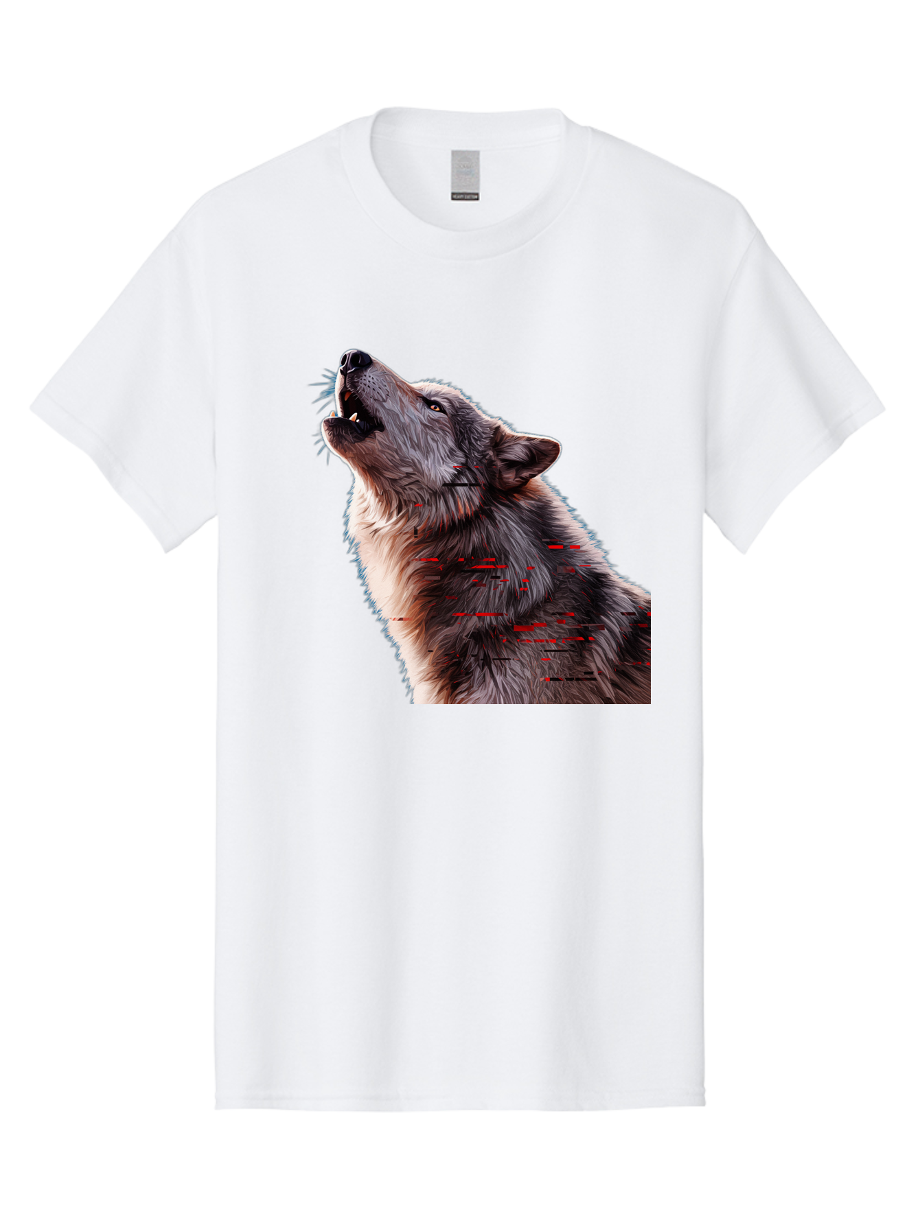 Wolf-Howling-1 Men'S Graphic Tee, 100% Cotton, Comfortable Casual Summer Wear, Machine Washable, Vintage Camera, Old Camera, Antique Camera, Black Camera, Classic Photography, Photography Equipment, Nostalgic Device, Film Camera, Camera Art Baq219 5