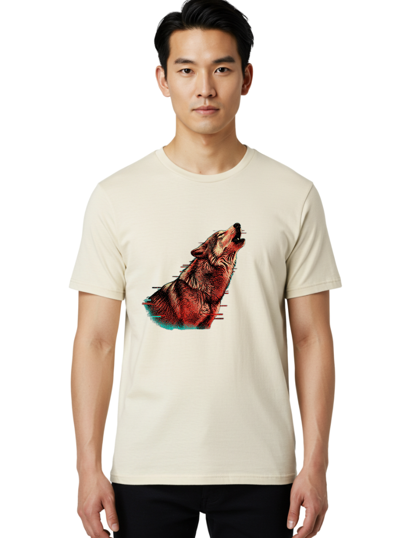 Wolf-Howling-2 Men'S Graphic Tee, 100% Cotton, Comfortable Casual Summer Wear, Machine Washable, Vintage Camera, Old Camera, Antique Camera, Black Camera, Classic Photography, Photography Equipment, Nostalgic Device, Film Camera, Camera Art Baq220 24