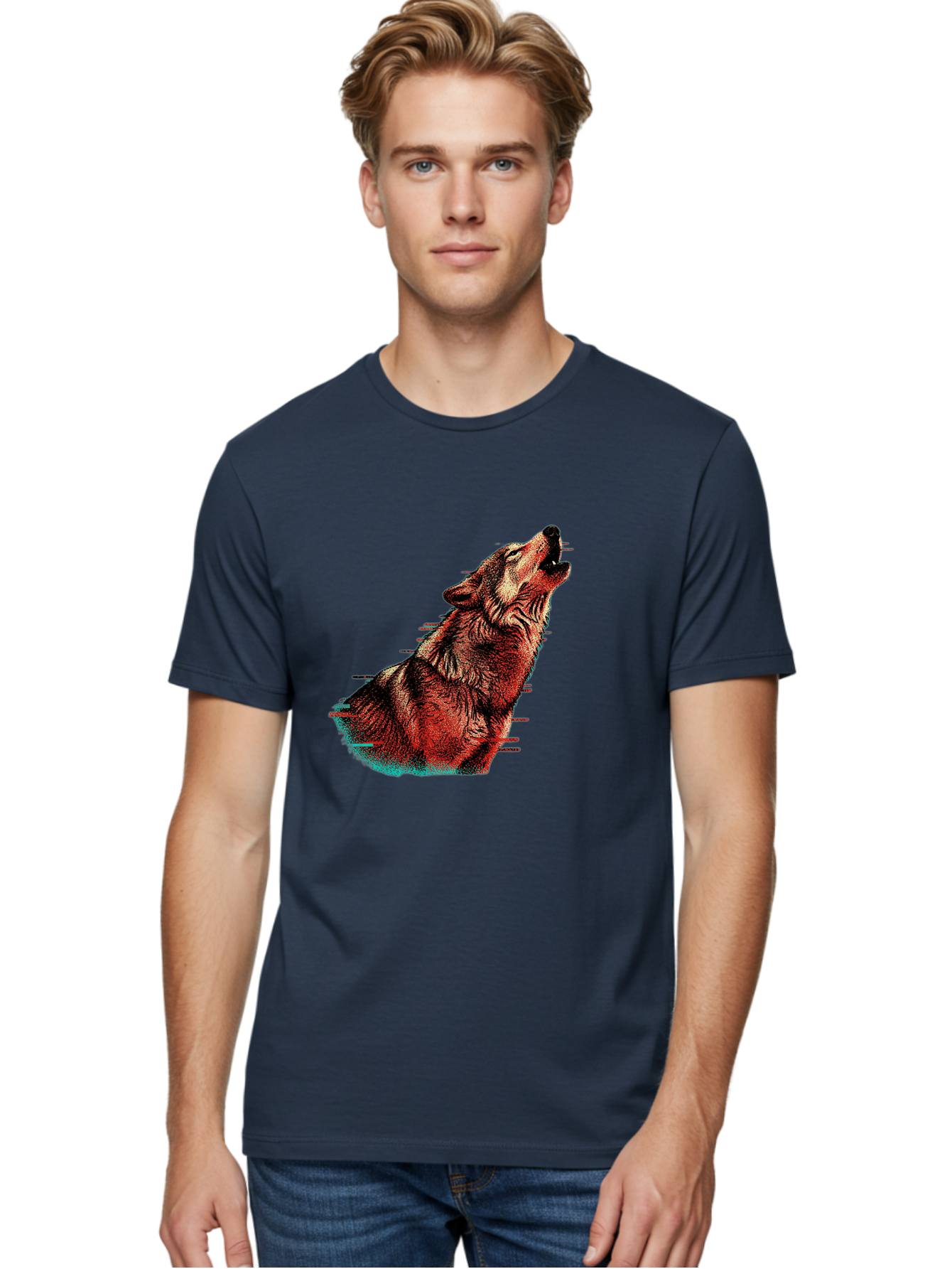 Wolf-Howling-2 Men'S Graphic Tee, 100% Cotton, Comfortable Casual Summer Wear, Machine Washable, Vintage Camera, Old Camera, Antique Camera, Black Camera, Classic Photography, Photography Equipment, Nostalgic Device, Film Camera, Camera Art Baq220 16