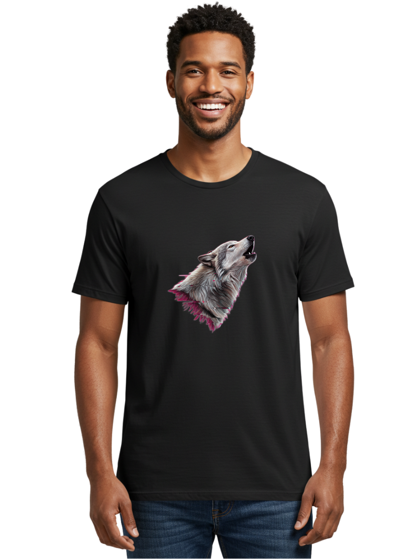 Wolf-Howling-3 Men'S Graphic Tee, 100% Cotton, Comfortable Casual Summer Wear, Machine Washable, Vintage Camera, Old Camera, Antique Camera, Black Camera, Classic Photography, Photography Equipment, Nostalgic Device, Film Camera, Camera Art Baq221 27