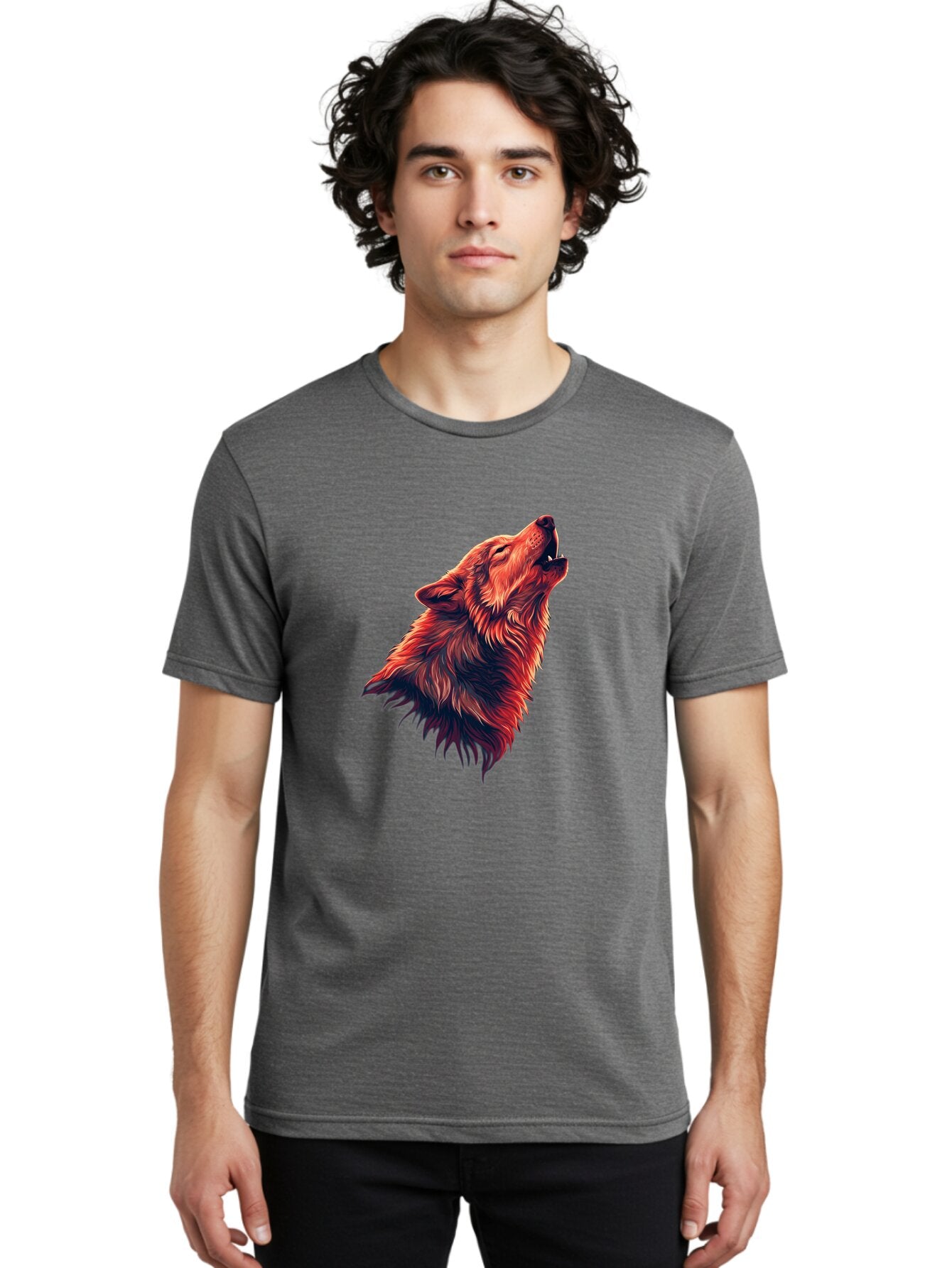 Wolf-Howling-4 Men'S Graphic Tee, 100% Cotton, Comfortable Casual Summer Wear, Machine Washable, Vintage Camera, Old Camera, Antique Camera, Black Camera, Classic Photography, Photography Equipment, Nostalgic Device, Film Camera, Camera Art Baq222 26