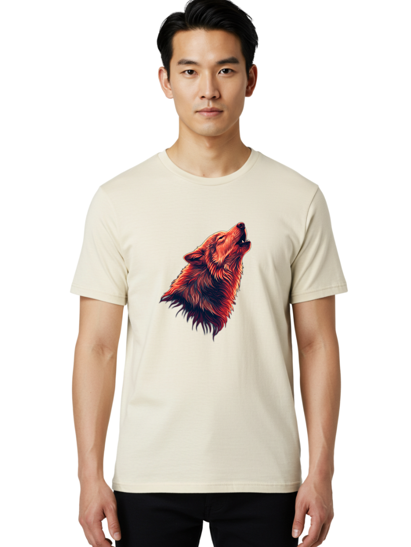 Wolf-Howling-4 Men'S Graphic Tee, 100% Cotton, Comfortable Casual Summer Wear, Machine Washable, Vintage Camera, Old Camera, Antique Camera, Black Camera, Classic Photography, Photography Equipment, Nostalgic Device, Film Camera, Camera Art Baq222 22