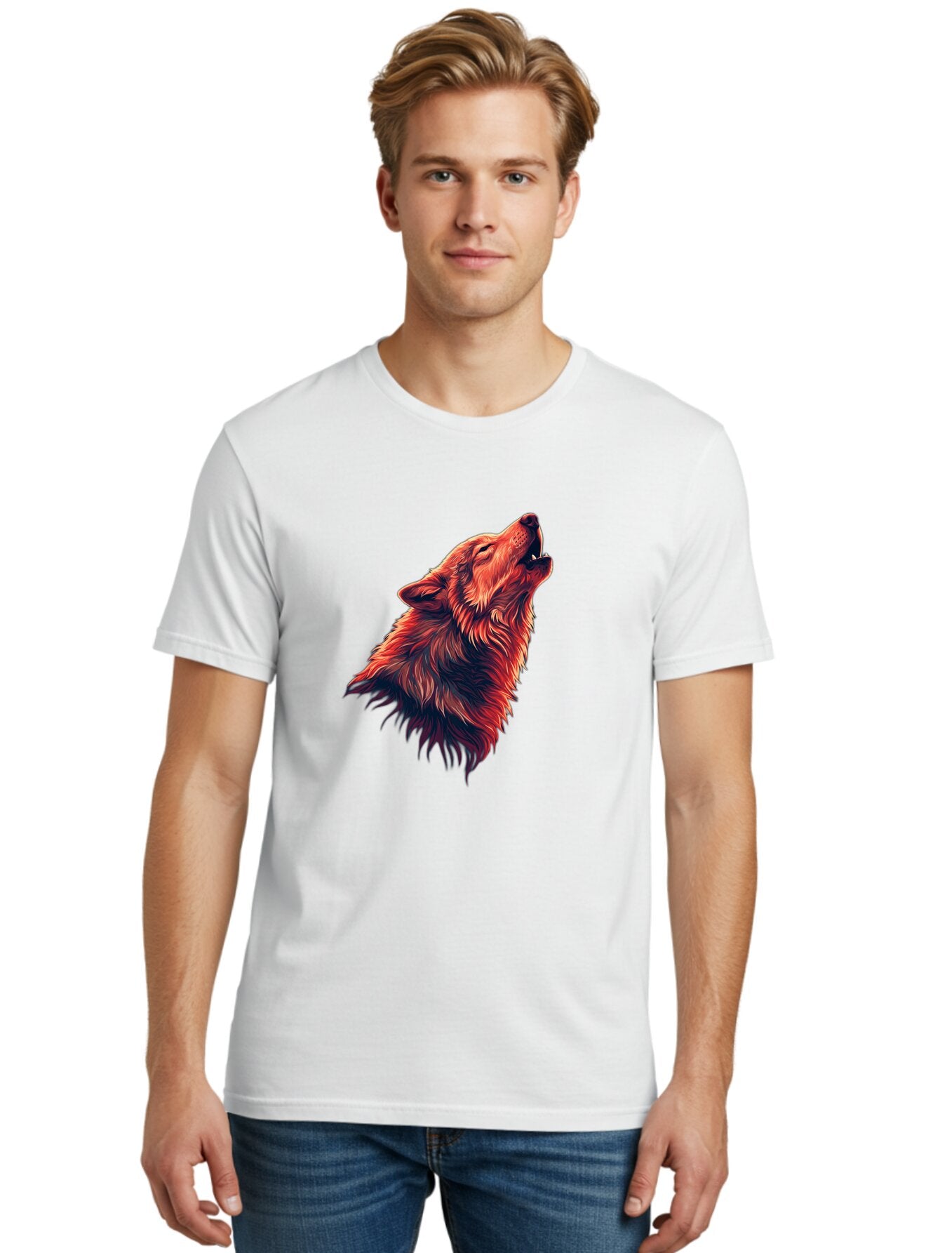Wolf-Howling-4 Men'S Graphic Tee, 100% Cotton, Comfortable Casual Summer Wear, Machine Washable, Vintage Camera, Old Camera, Antique Camera, Black Camera, Classic Photography, Photography Equipment, Nostalgic Device, Film Camera, Camera Art Baq222 16