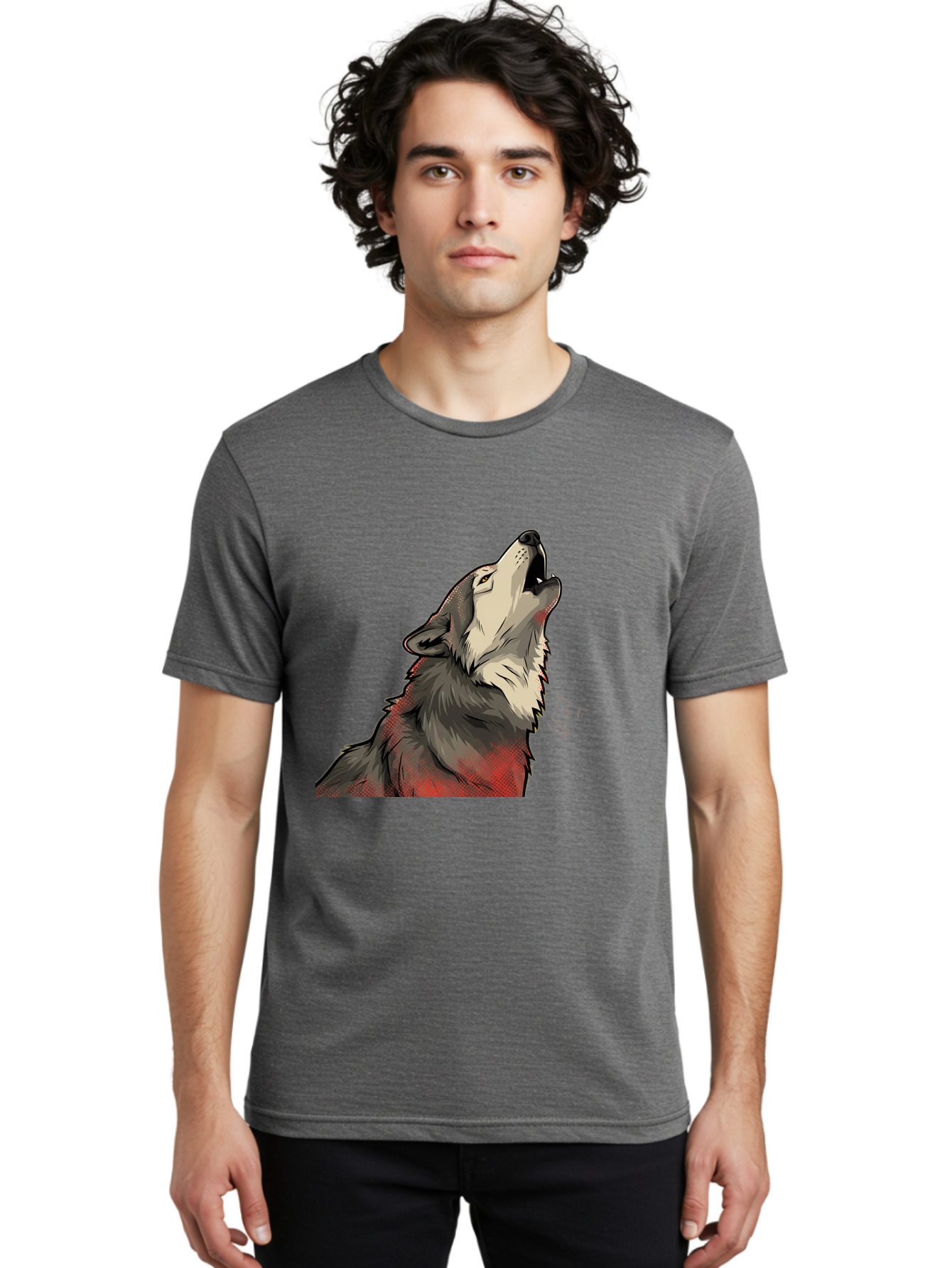 Wolf-Howling-5 Men'S Graphic Tee, 100% Cotton, Comfortable Casual Summer Wear, Machine Washable, Vintage Camera, Old Camera, Antique Camera, Black Camera, Classic Photography, Photography Equipment, Nostalgic Device, Film Camera, Camera Art Baq223 19