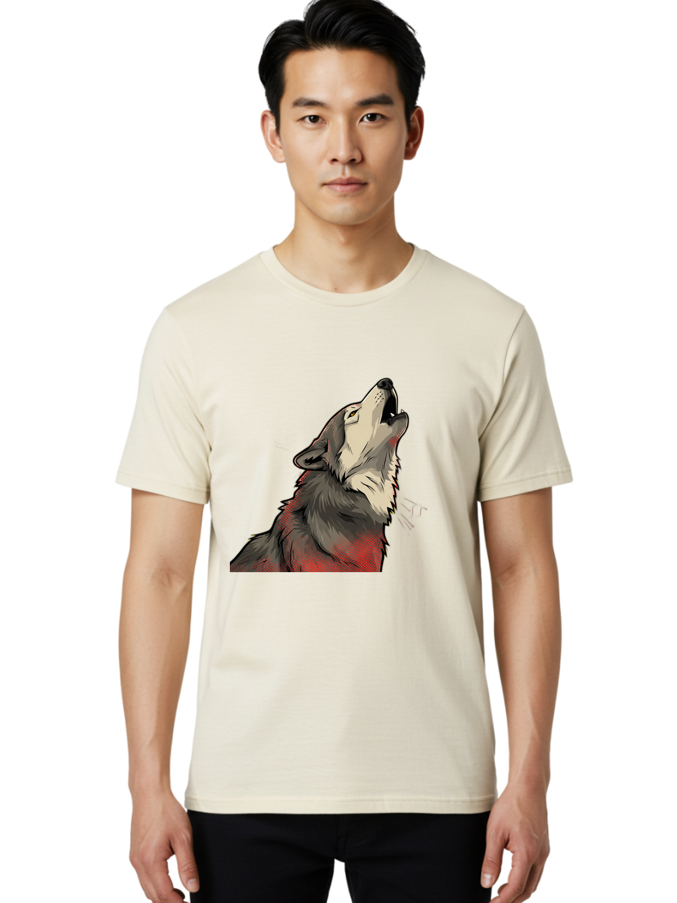 Wolf-Howling-5 Men'S Graphic Tee, 100% Cotton, Comfortable Casual Summer Wear, Machine Washable, Vintage Camera, Old Camera, Antique Camera, Black Camera, Classic Photography, Photography Equipment, Nostalgic Device, Film Camera, Camera Art Baq223 26