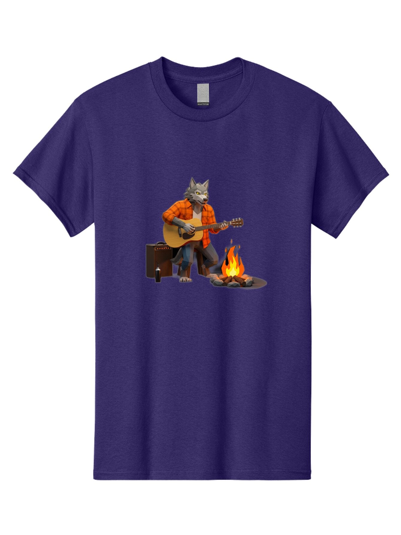Wolf-Playing-Guitar Men'S Graphic Tee, 100% Cotton, Comfortable Casual Summer Wear, Machine Washable, Vintage Camera, Old Camera, Antique Camera, Black Camera, Classic Photography, Photography Equipment, Nostalgic Device, Film Camera, Baq225 5