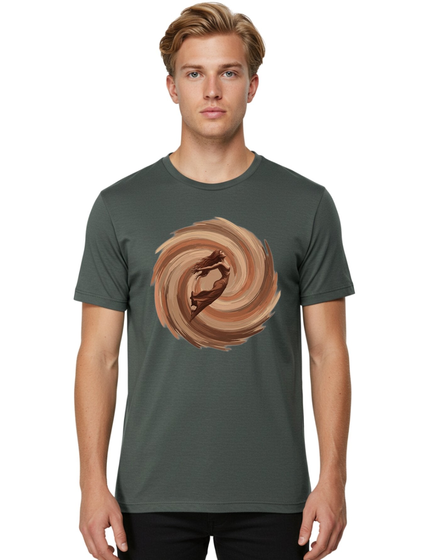 Woman-In-Circular-Motion Men'S Graphic Tee, 100% Cotton, Comfortable Casual Summer Wear, Machine Washable, Vintage Camera, Old Camera, Antique Camera, Black Camera, Classic Photography, Photography Equipment, Nostalgic Device, Film Camera, Baq227 21
