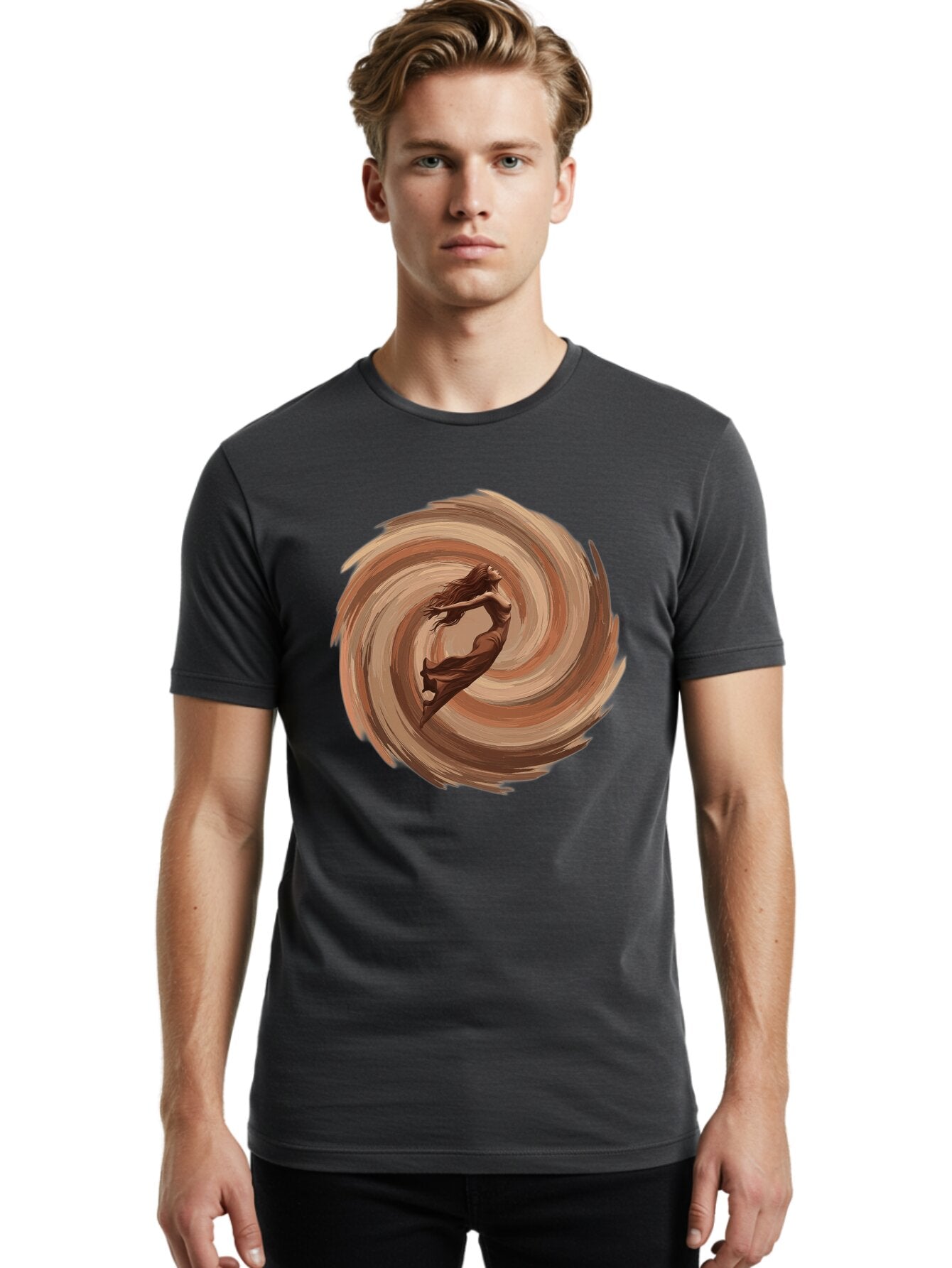 Woman-In-Circular-Motion Men'S Graphic Tee, 100% Cotton, Comfortable Casual Summer Wear, Machine Washable, Vintage Camera, Old Camera, Antique Camera, Black Camera, Classic Photography, Photography Equipment, Nostalgic Device, Film Camera, Baq227 20