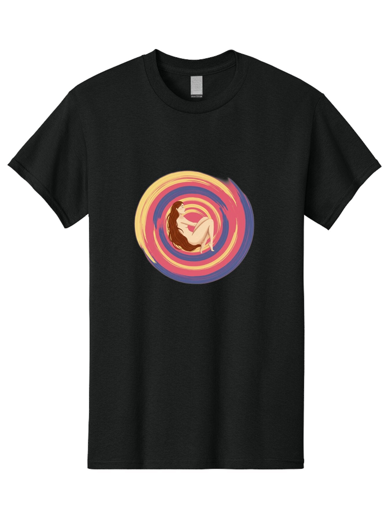 Woman-In-Swirl Men'S Graphic Tee, 100% Cotton, Comfortable Casual Summer Wear, Machine Washable, Vintage Camera, Old Camera, Antique Camera, Black Camera, Classic Photography, Photography Equipment, Nostalgic Device, Film Camera, Camera Art Baq228 4