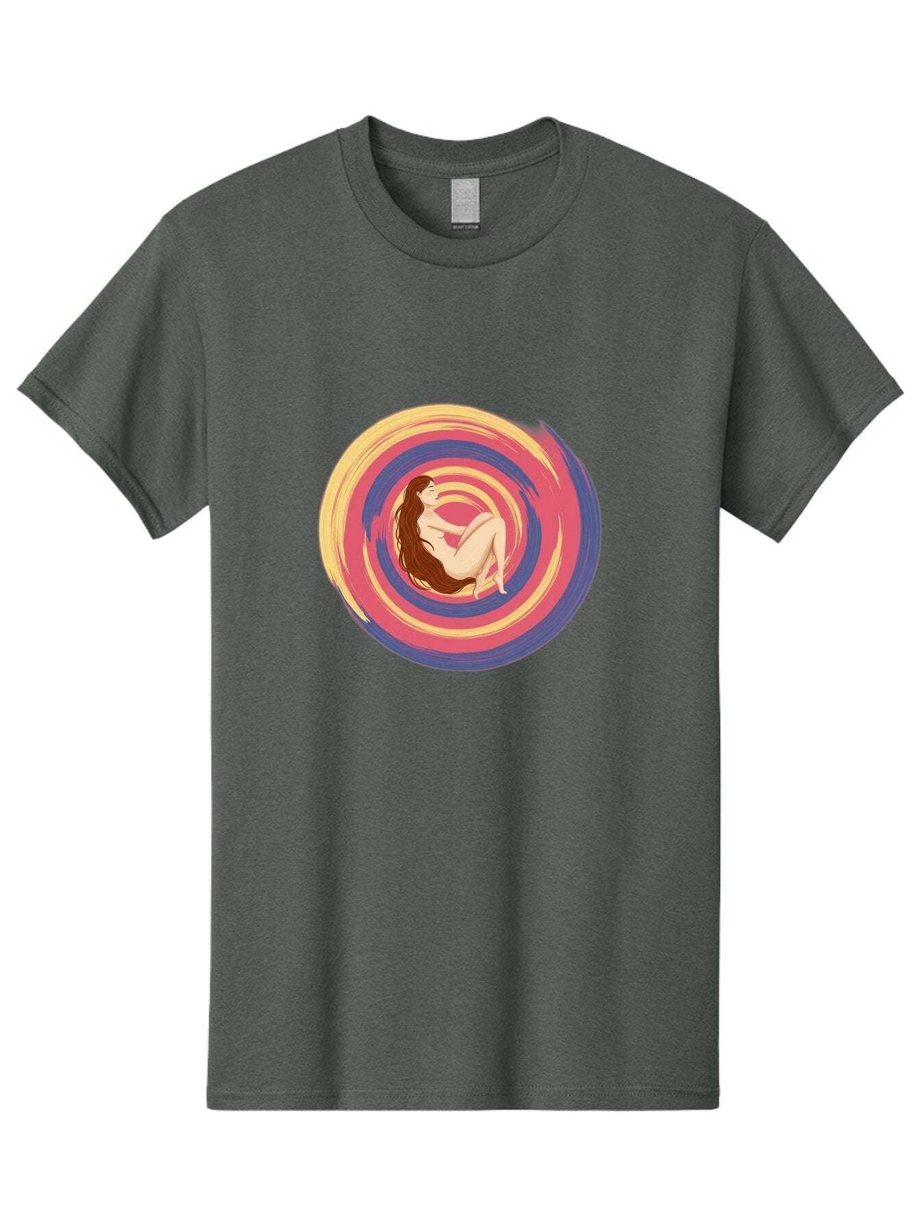 Woman-In-Swirl Men'S Graphic Tee, 100% Cotton, Comfortable Casual Summer Wear, Machine Washable, Vintage Camera, Old Camera, Antique Camera, Black Camera, Classic Photography, Photography Equipment, Nostalgic Device, Film Camera, Camera Art Baq228 7
