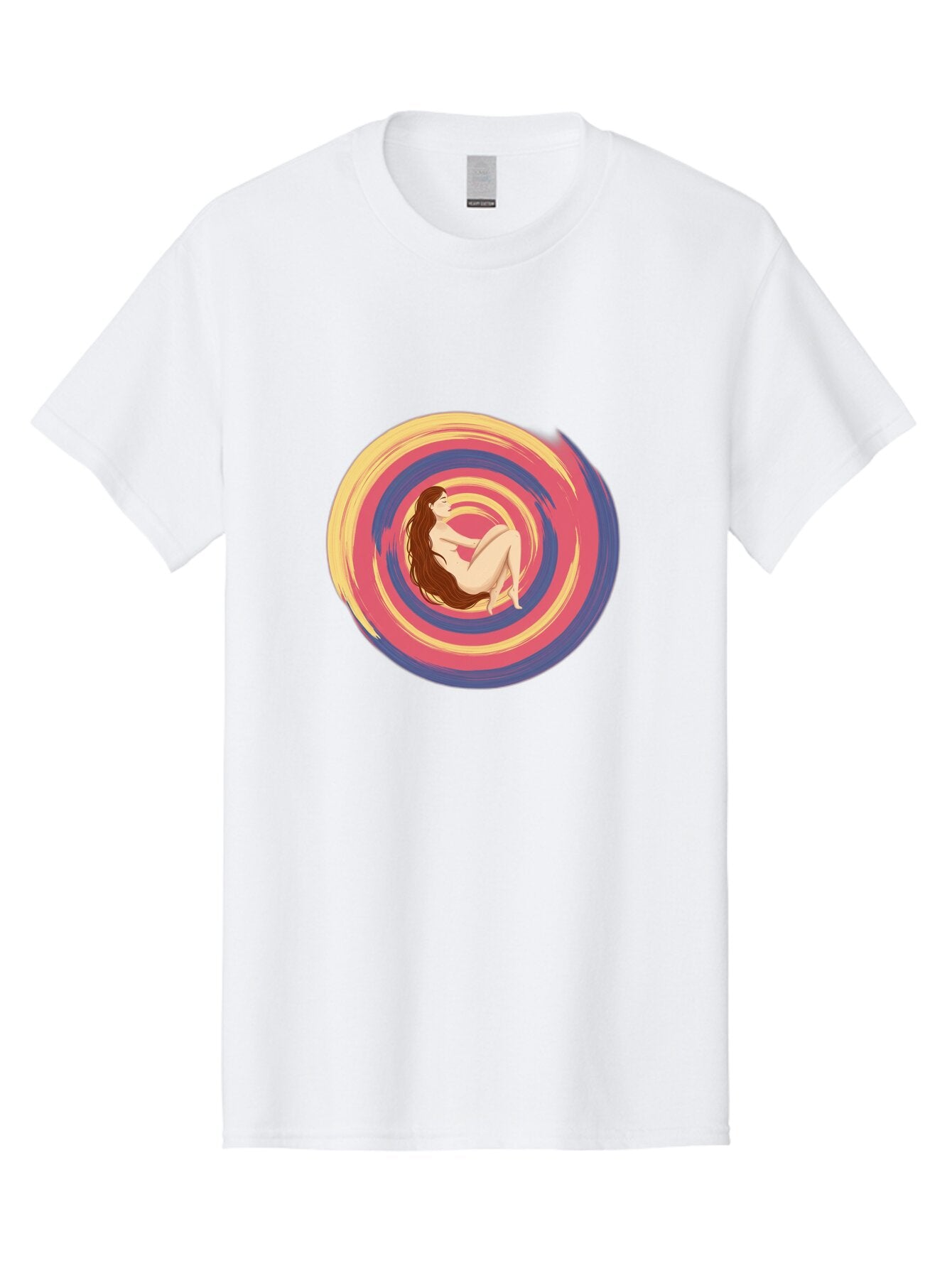 Woman-In-Swirl Men'S Graphic Tee, 100% Cotton, Comfortable Casual Summer Wear, Machine Washable, Vintage Camera, Old Camera, Antique Camera, Black Camera, Classic Photography, Photography Equipment, Nostalgic Device, Film Camera, Camera Art Baq228 1