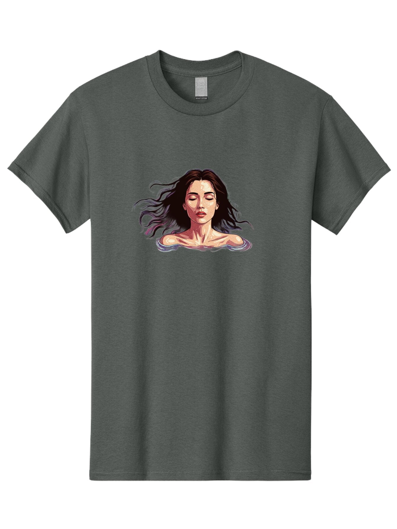Woman-Rising-From-Water Men'S Graphic Tee, 100% Cotton, Comfortable Casual Summer Wear, Machine Washable, Vintage Camera, Old Camera, Antique Camera, Black Camera, Classic Photography, Photography Equipment, Nostalgic Device, Film Camera, Baq232 15